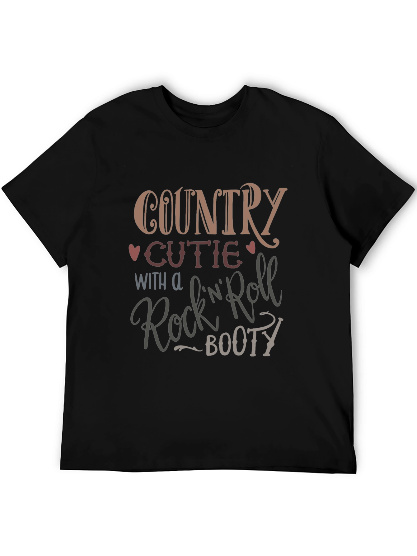 Country Cutie Rock N Roll Booty Graphic Tee