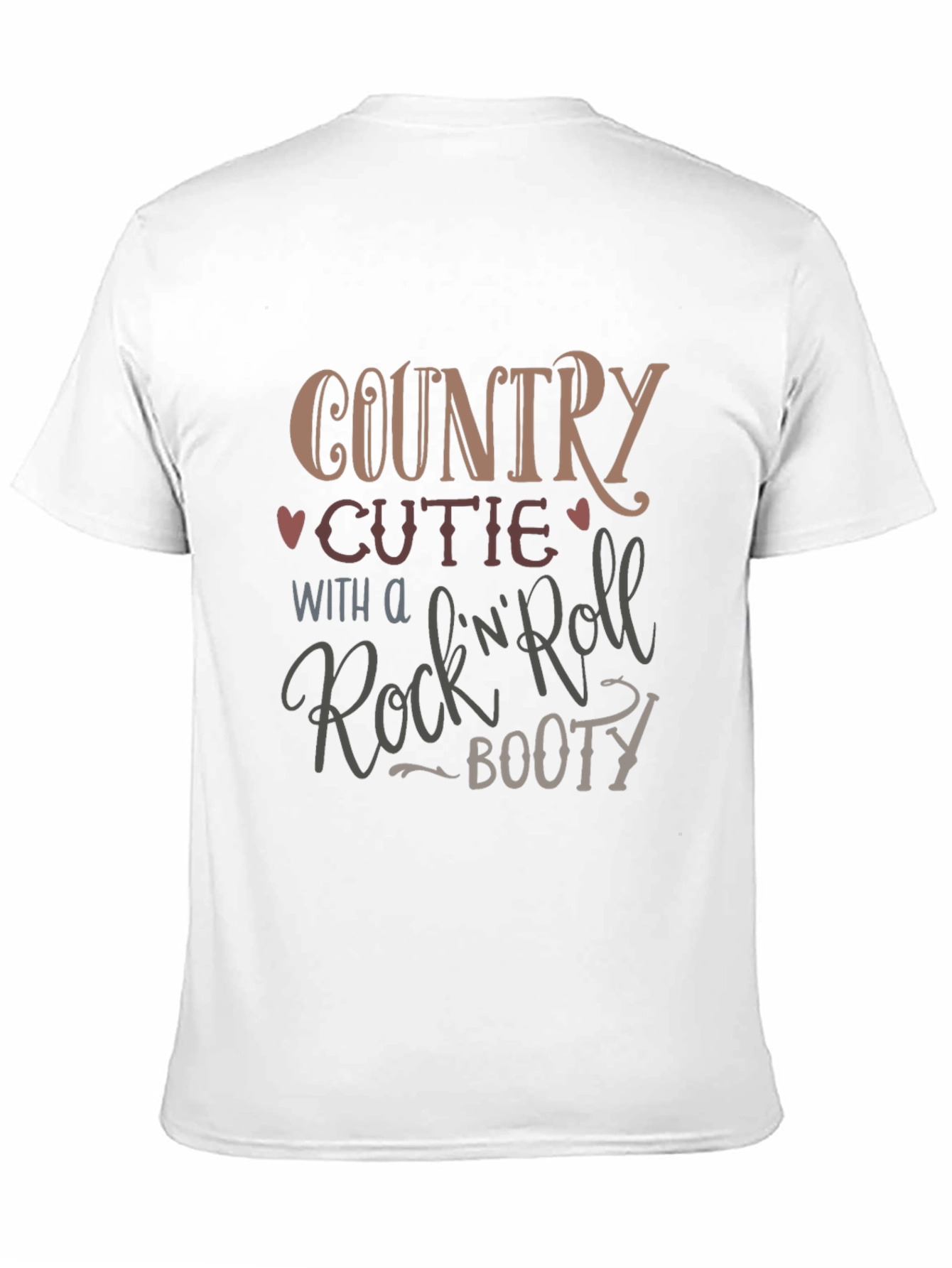 Country Cutie Rock N Roll Booty Graphic Tee