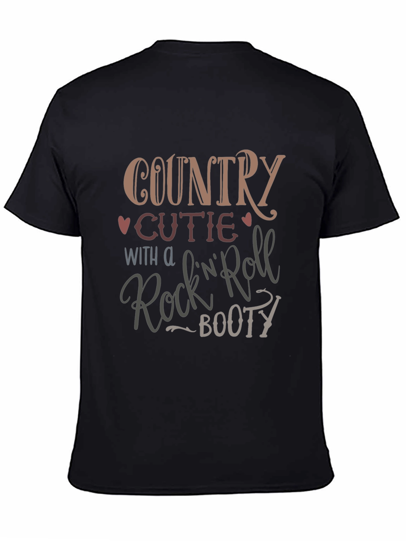 Country Cutie Rock N Roll Booty Graphic Tee