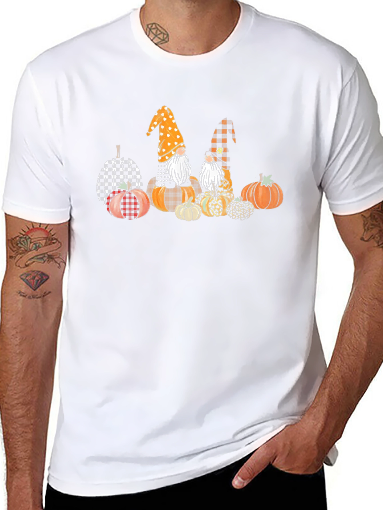 Fall Gnomes & Pumpkins T-Shirt