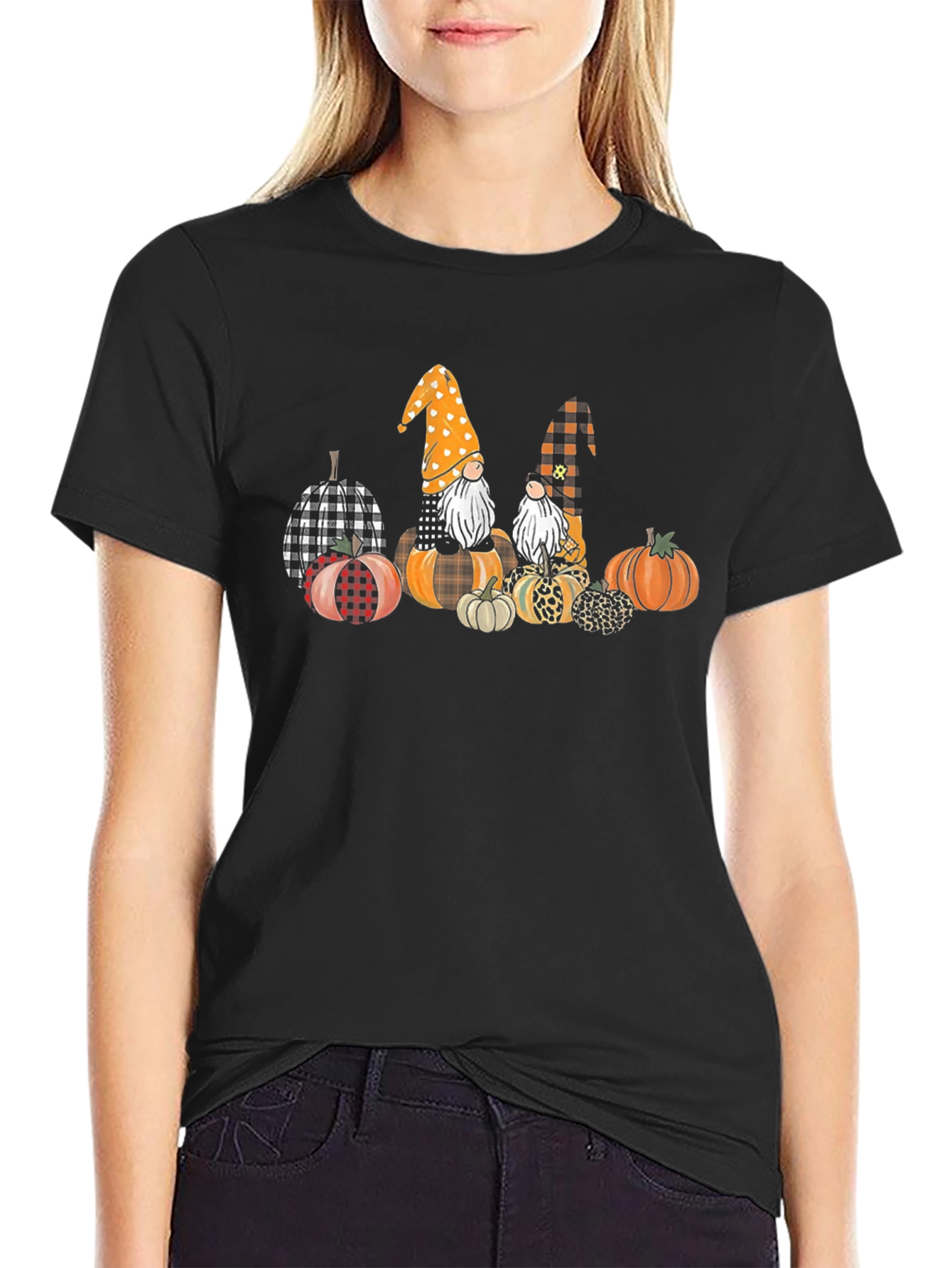 Fall Gnomes & Pumpkins T-Shirt