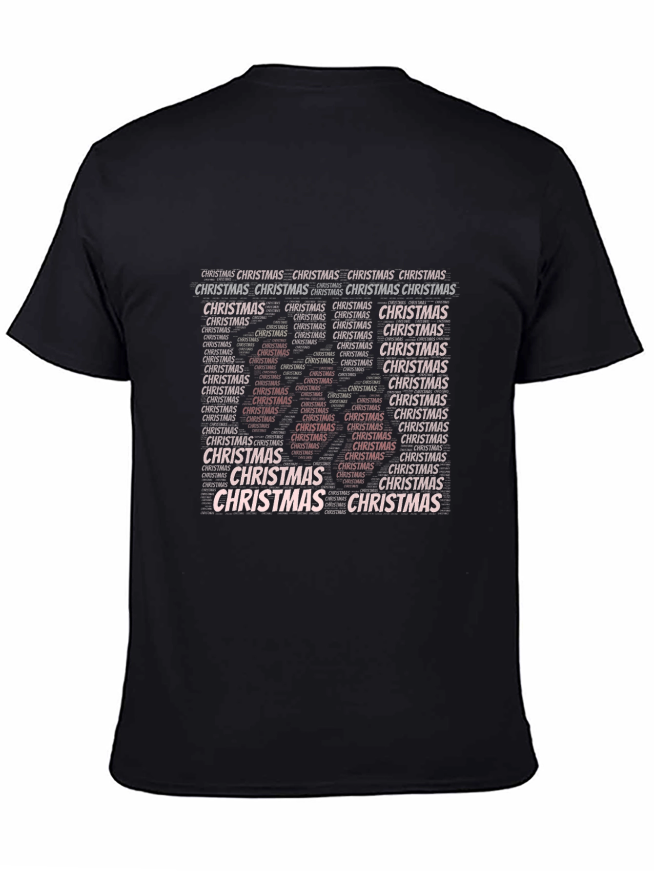 Christmas Tree Word Art T-Shirt
