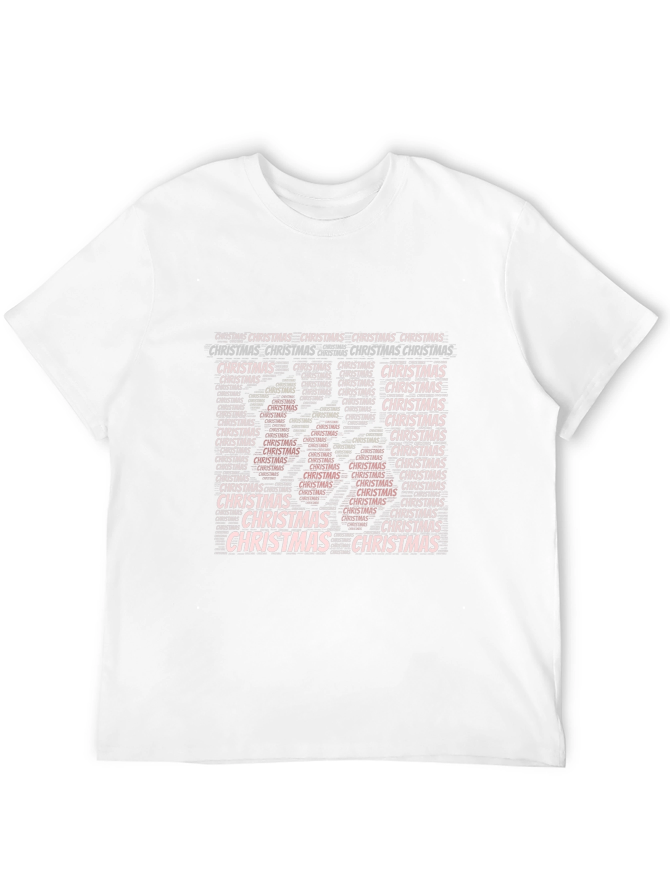 Christmas Tree Word Art T-Shirt