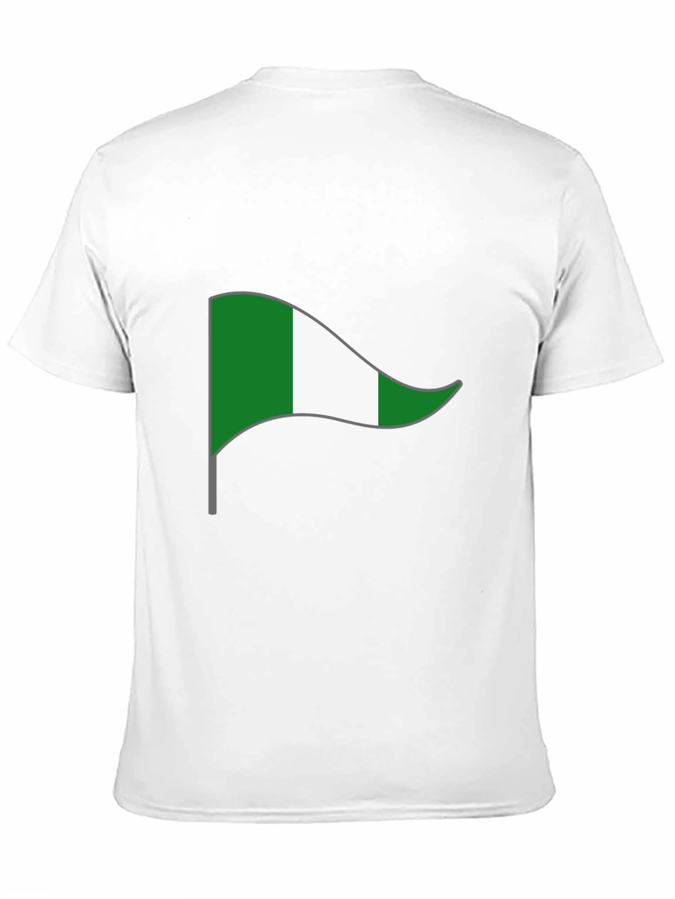 Nigeria Flag T-Shirt - Green and White Pride