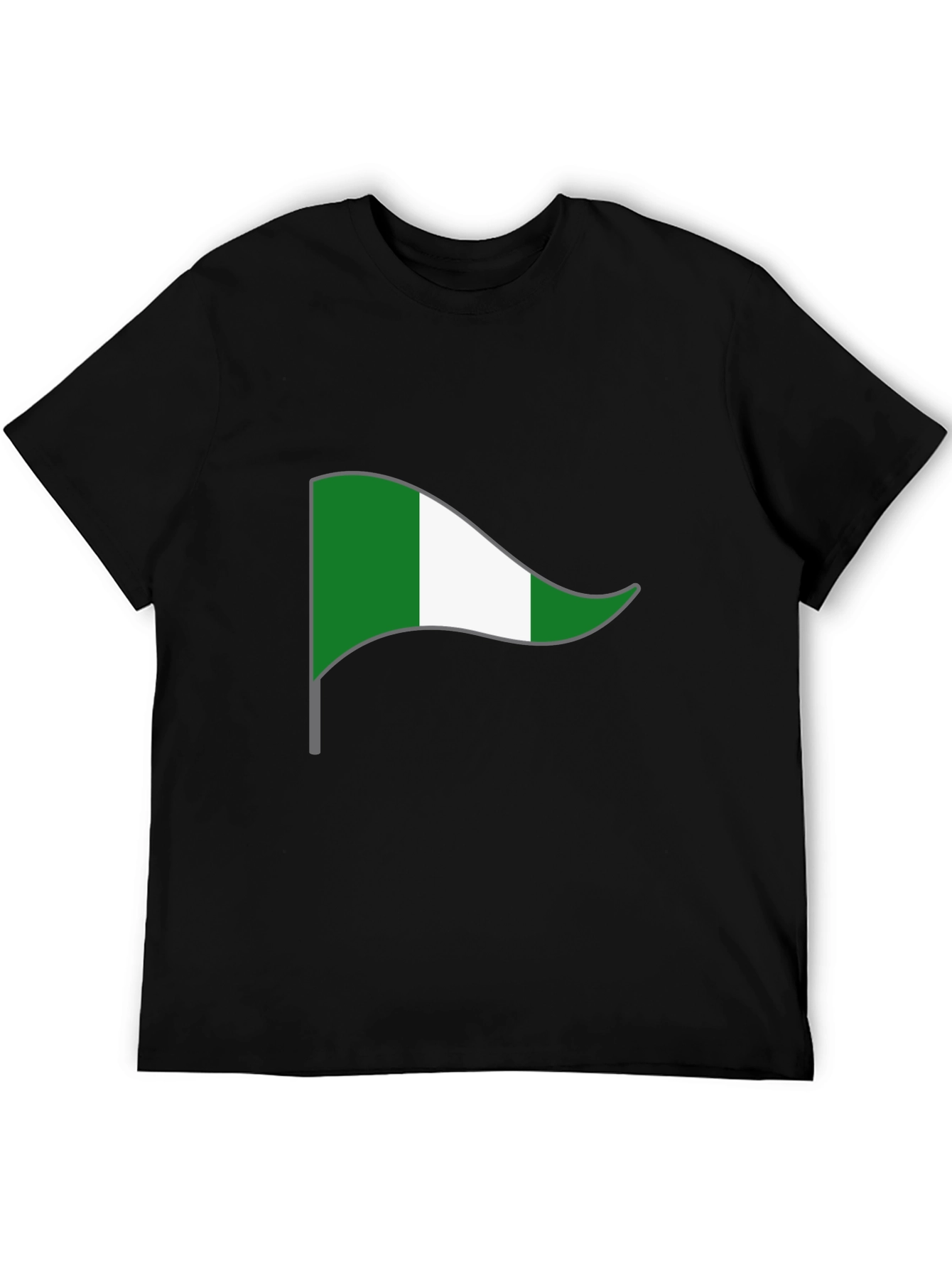Nigeria Flag T-Shirt - Green and White Pride