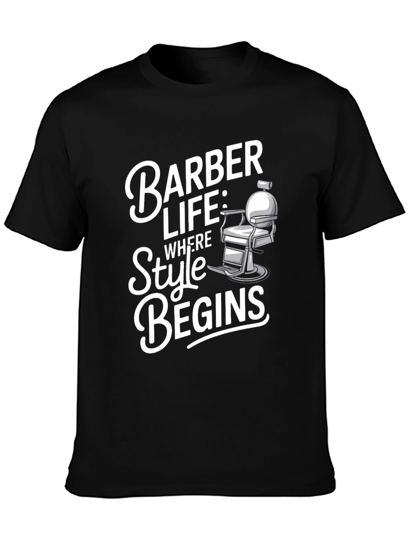 Barber Life T-Shirt - Style Begins