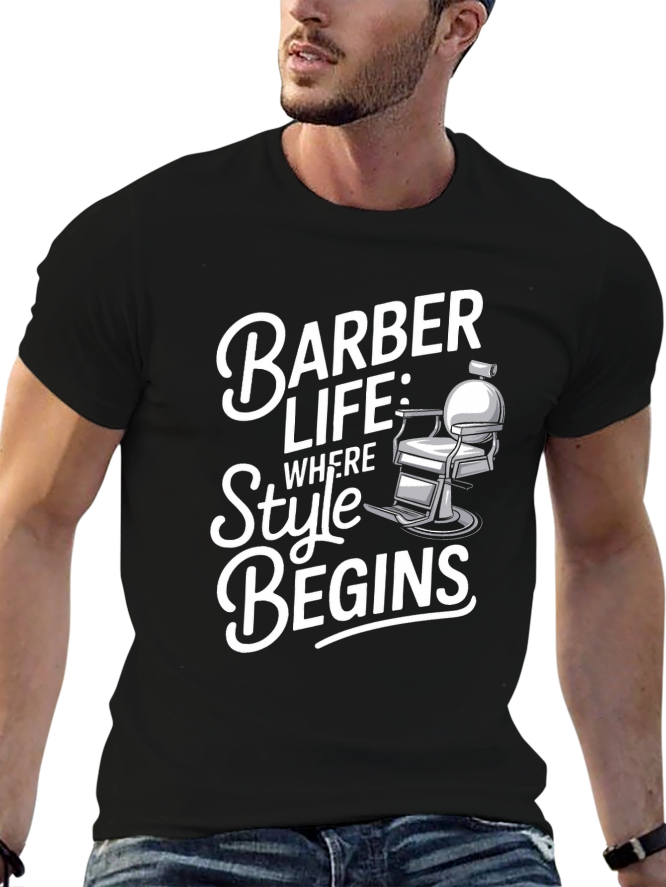 Barber Life T-Shirt - Style Begins