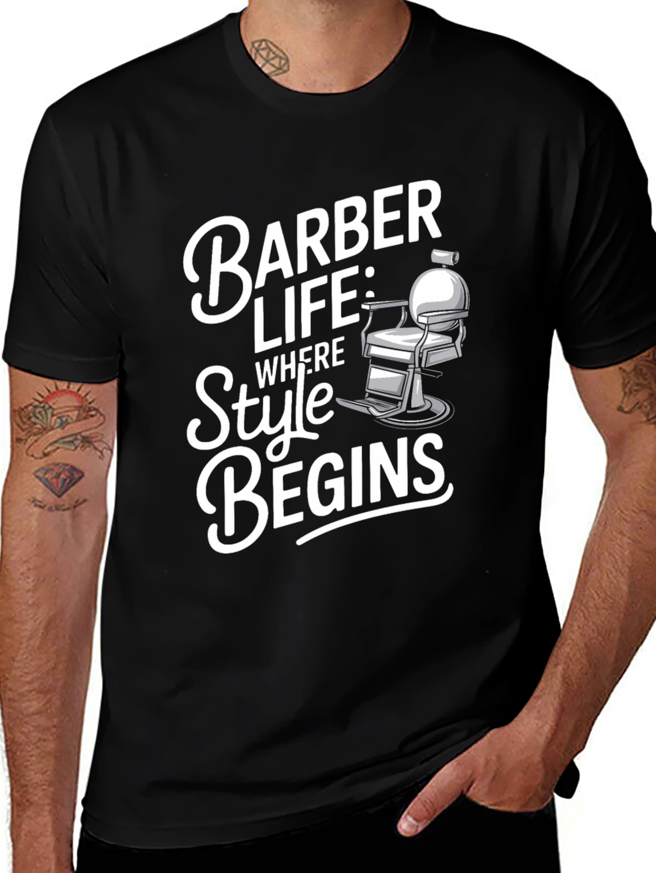 Barber Life T-Shirt - Style Begins