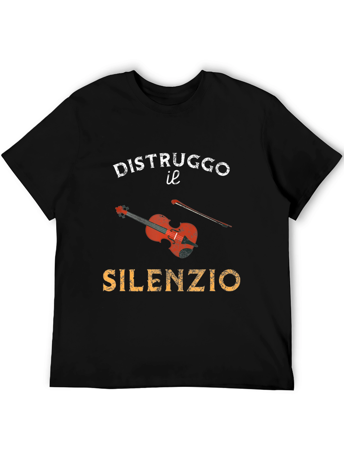 Distruggo il Silenzio Violin Graphic Tee