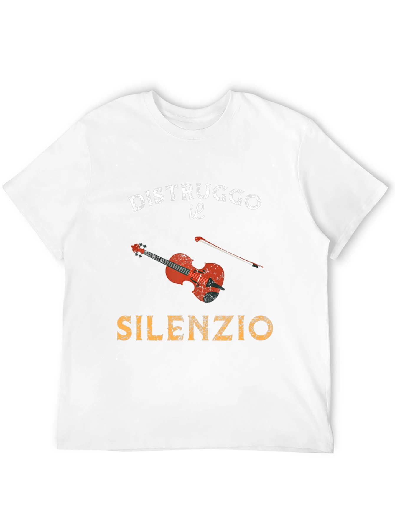 Distruggo il Silenzio Violin Graphic Tee
