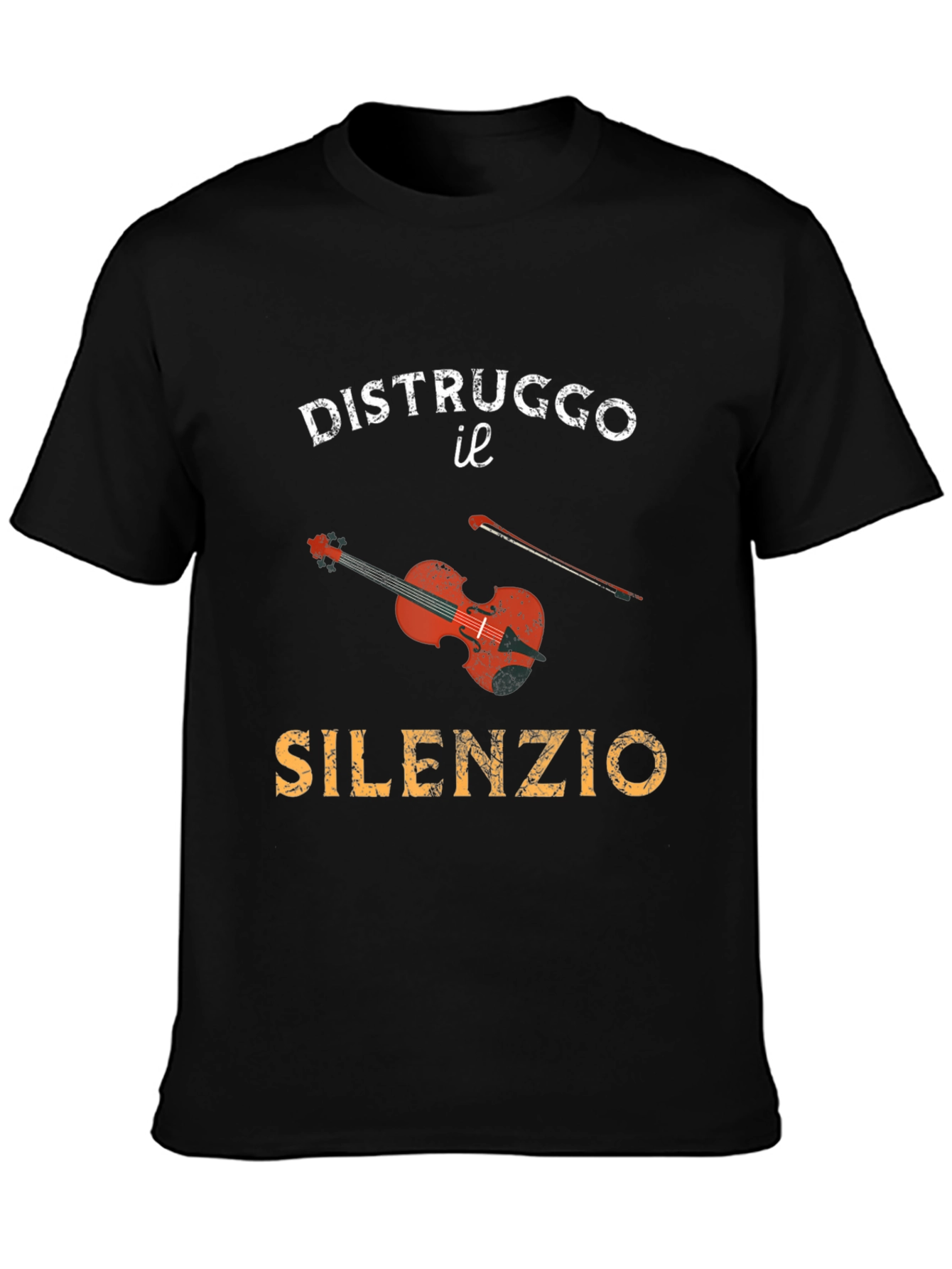 Distruggo il Silenzio Violin Graphic Tee