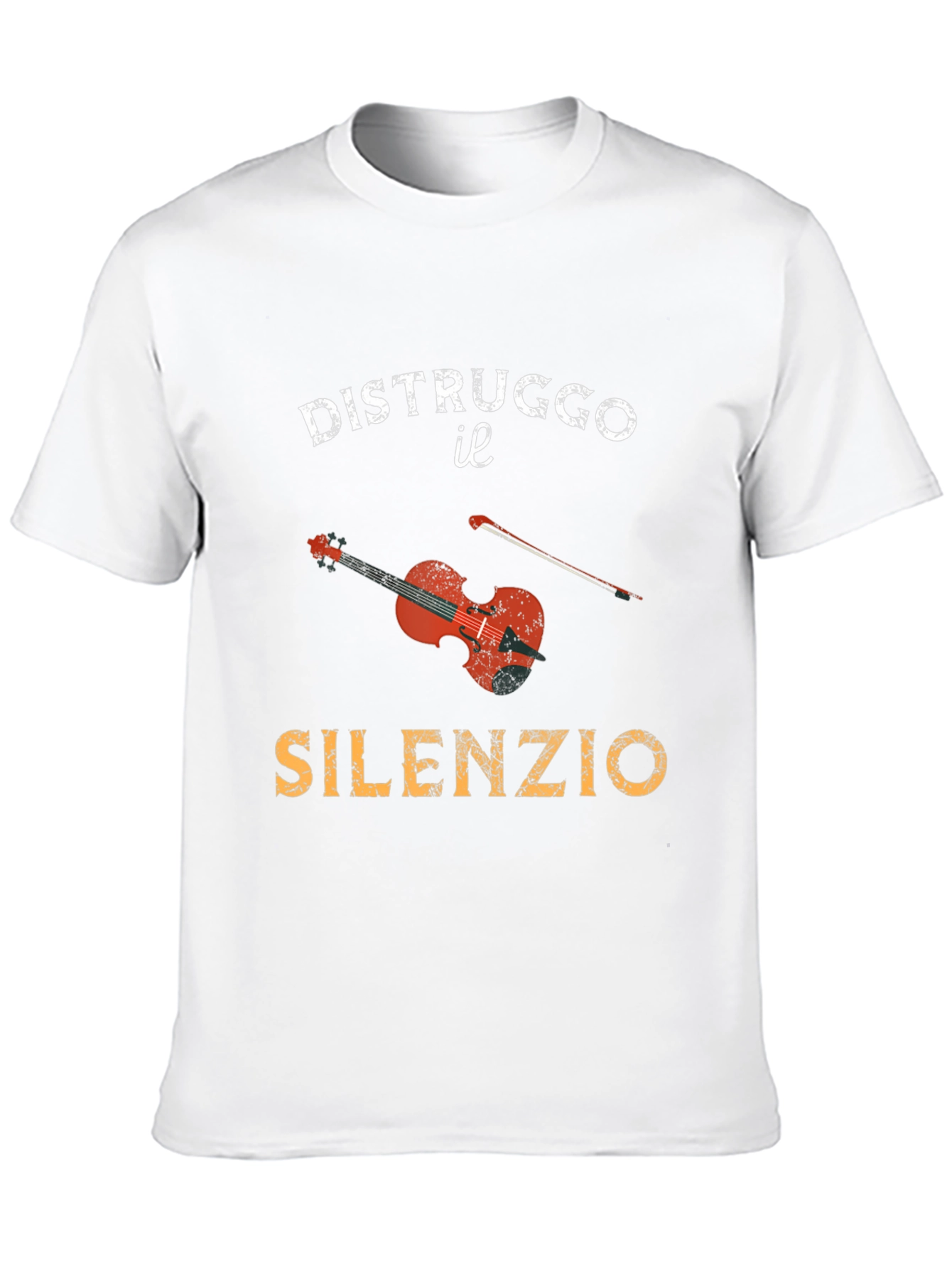 Distruggo il Silenzio Violin Graphic Tee