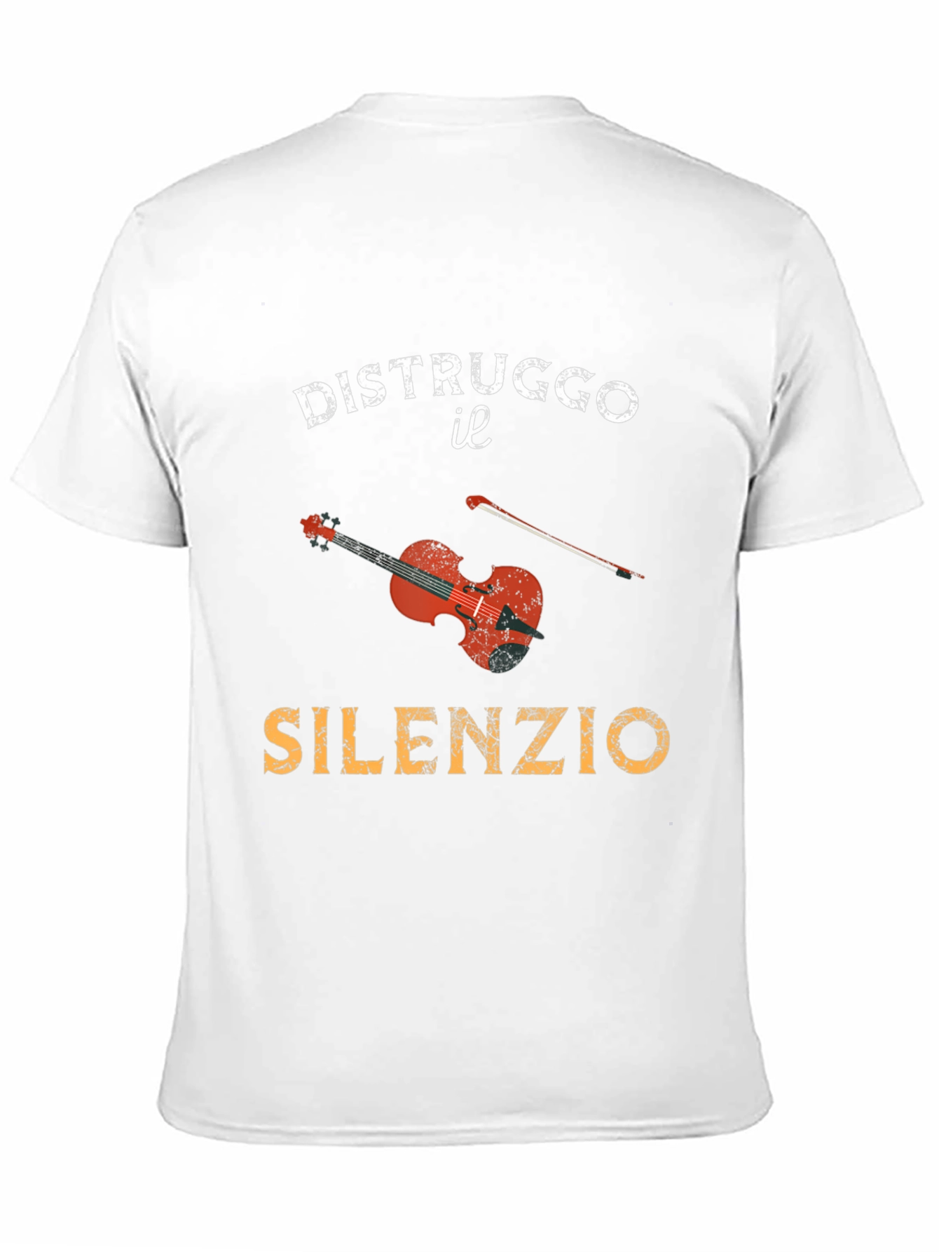 Distruggo il Silenzio Violin Graphic Tee