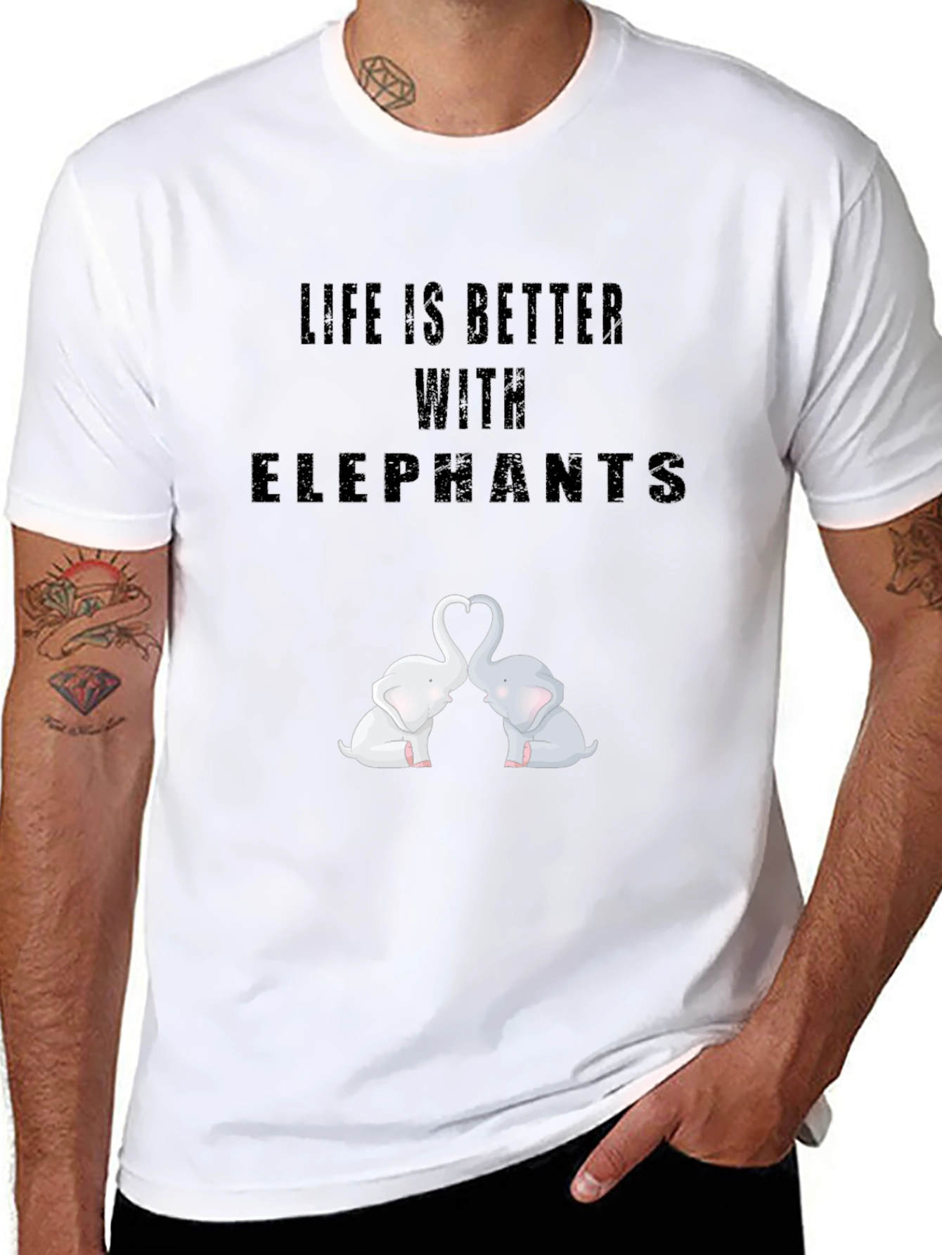 Elephant Love Graphic Tee