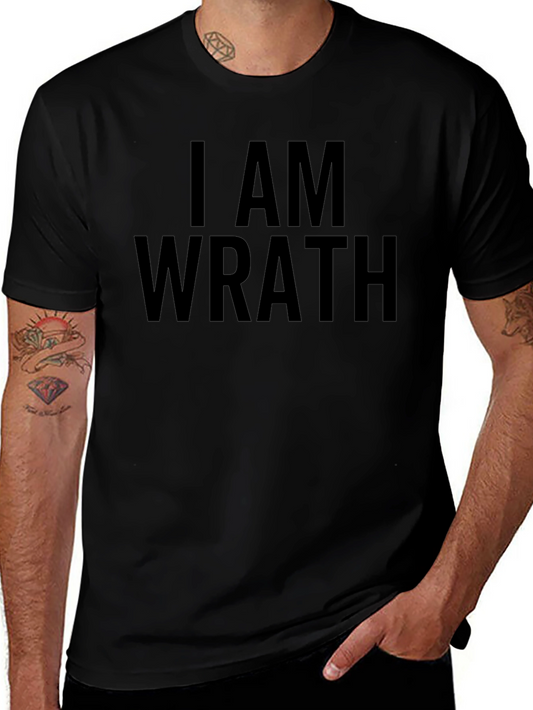 I AM WRATH Graphic Tee - Bold Statement Shirt