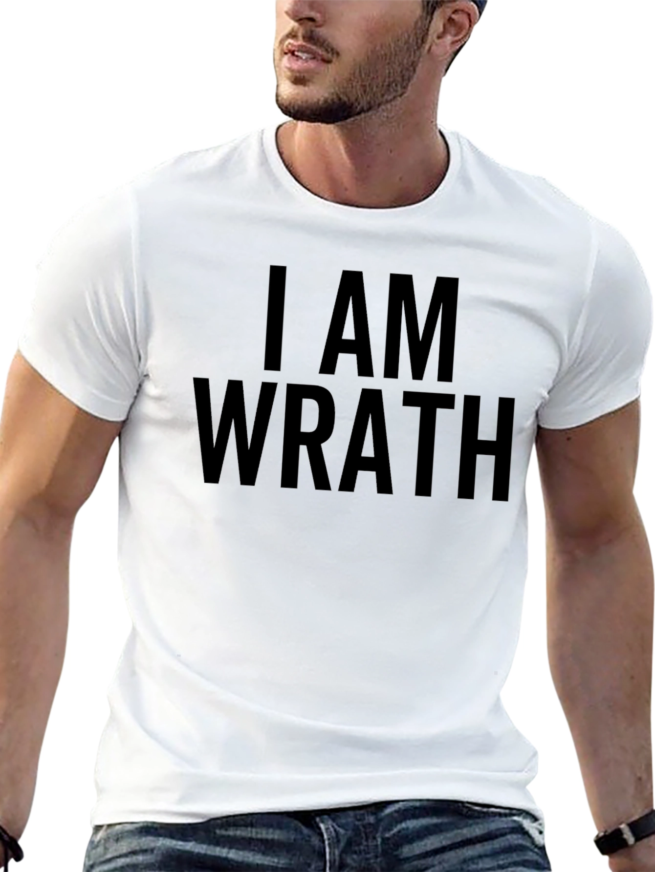 I AM WRATH Graphic Tee - Bold Statement Shirt