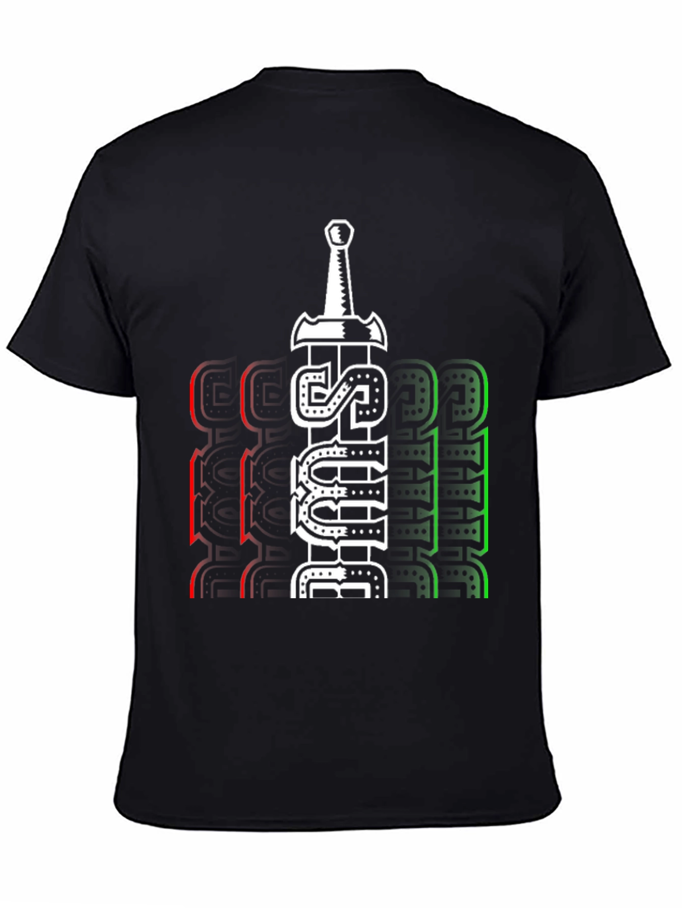Just Believe Sword Graphic T-Shirt - Casual Style