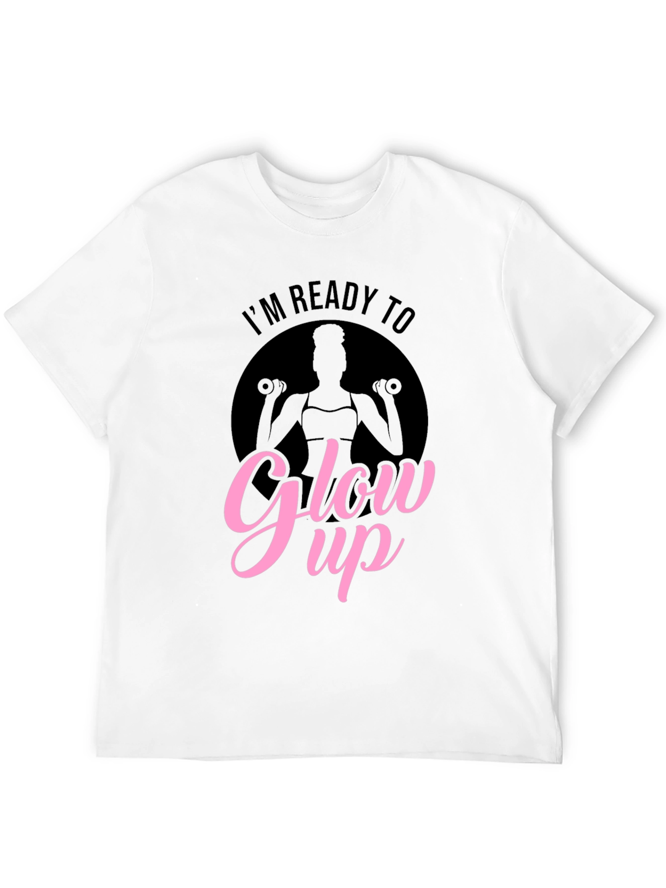 Im Ready To Glow Up Black T-Shirt