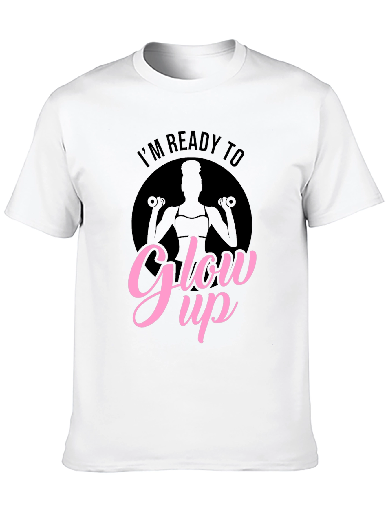 Im Ready To Glow Up Black T-Shirt