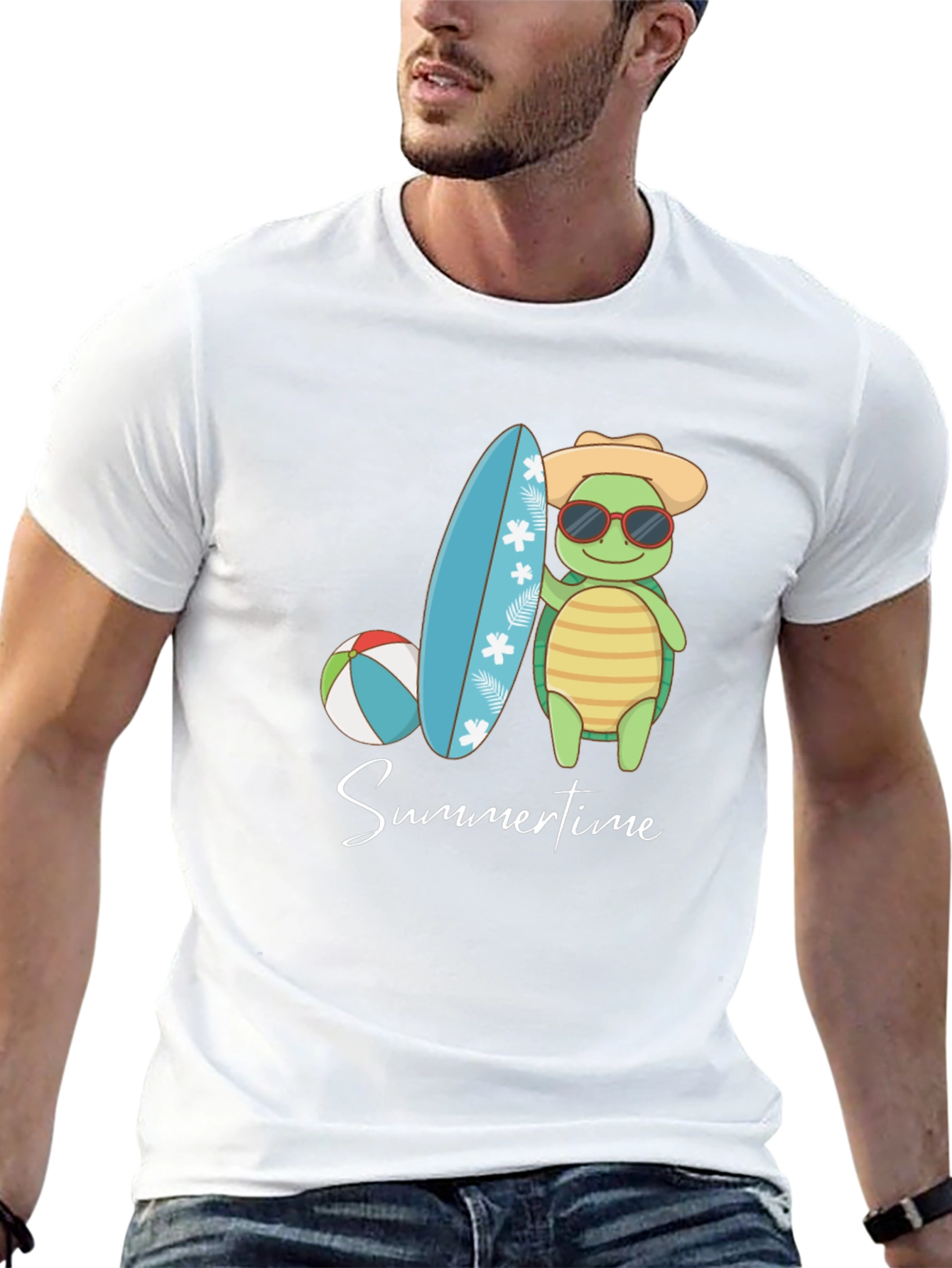 Summer Turtle Graphic Tee