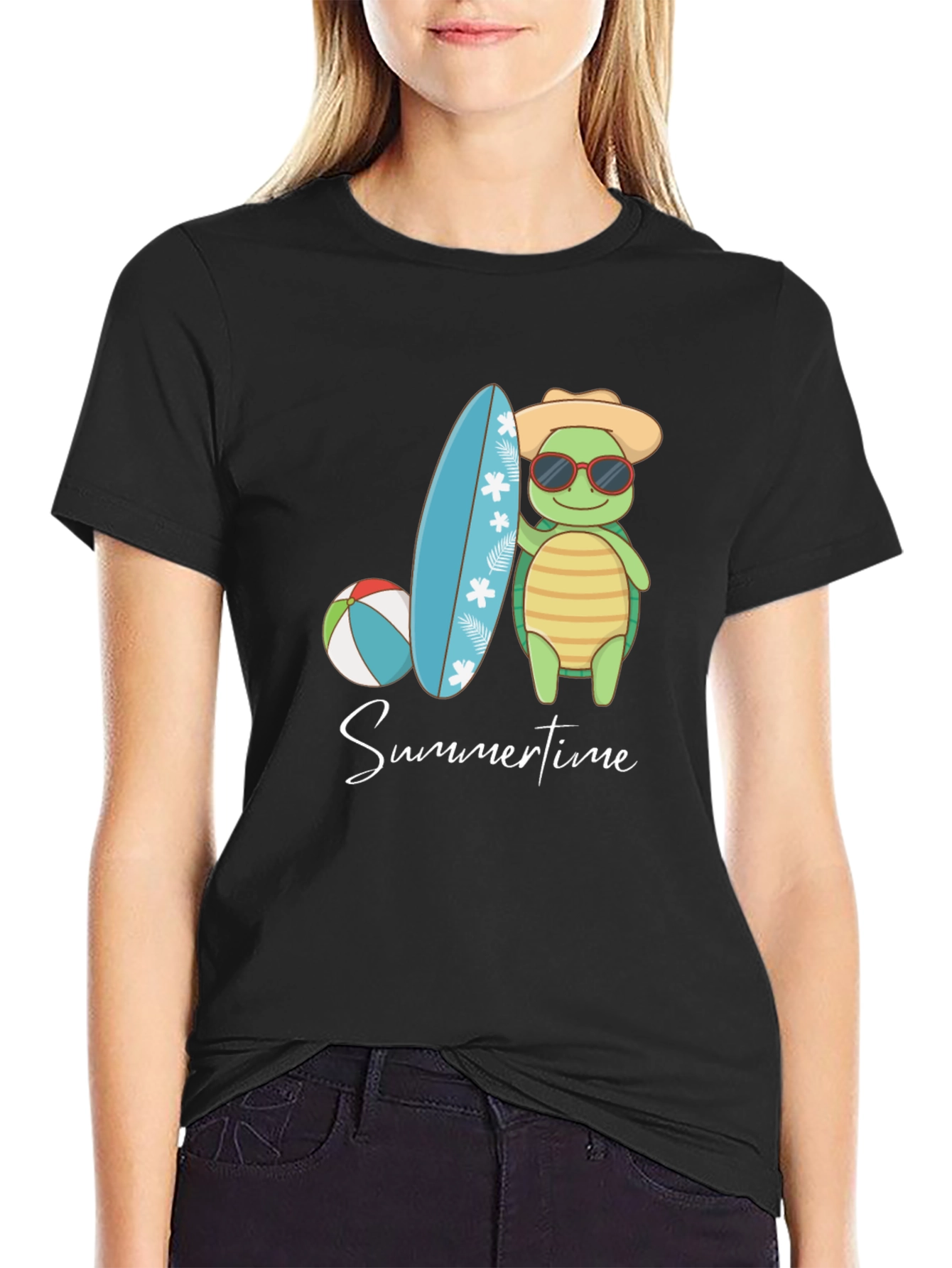 Summer Turtle Graphic Tee