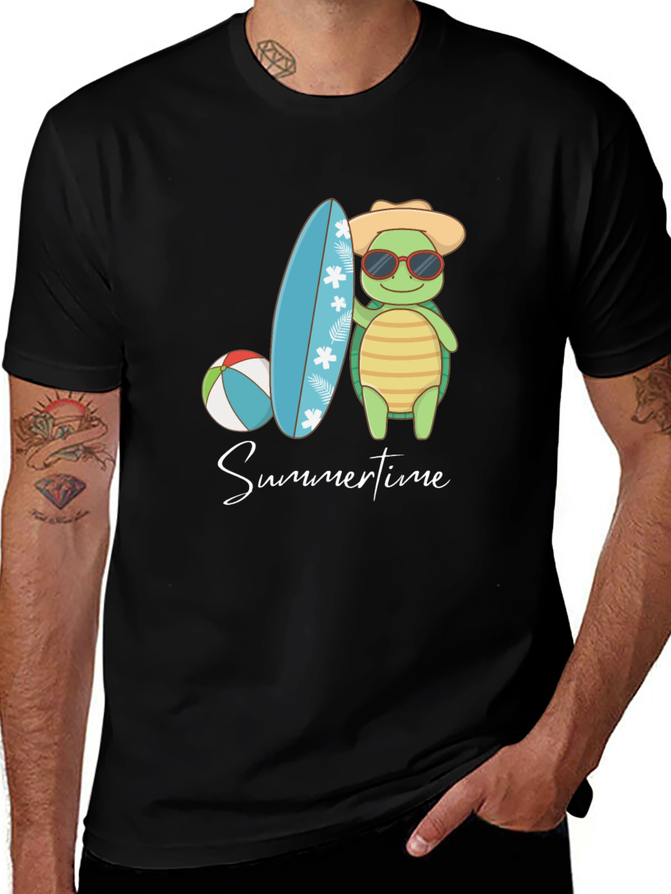 Summer Turtle Graphic Tee