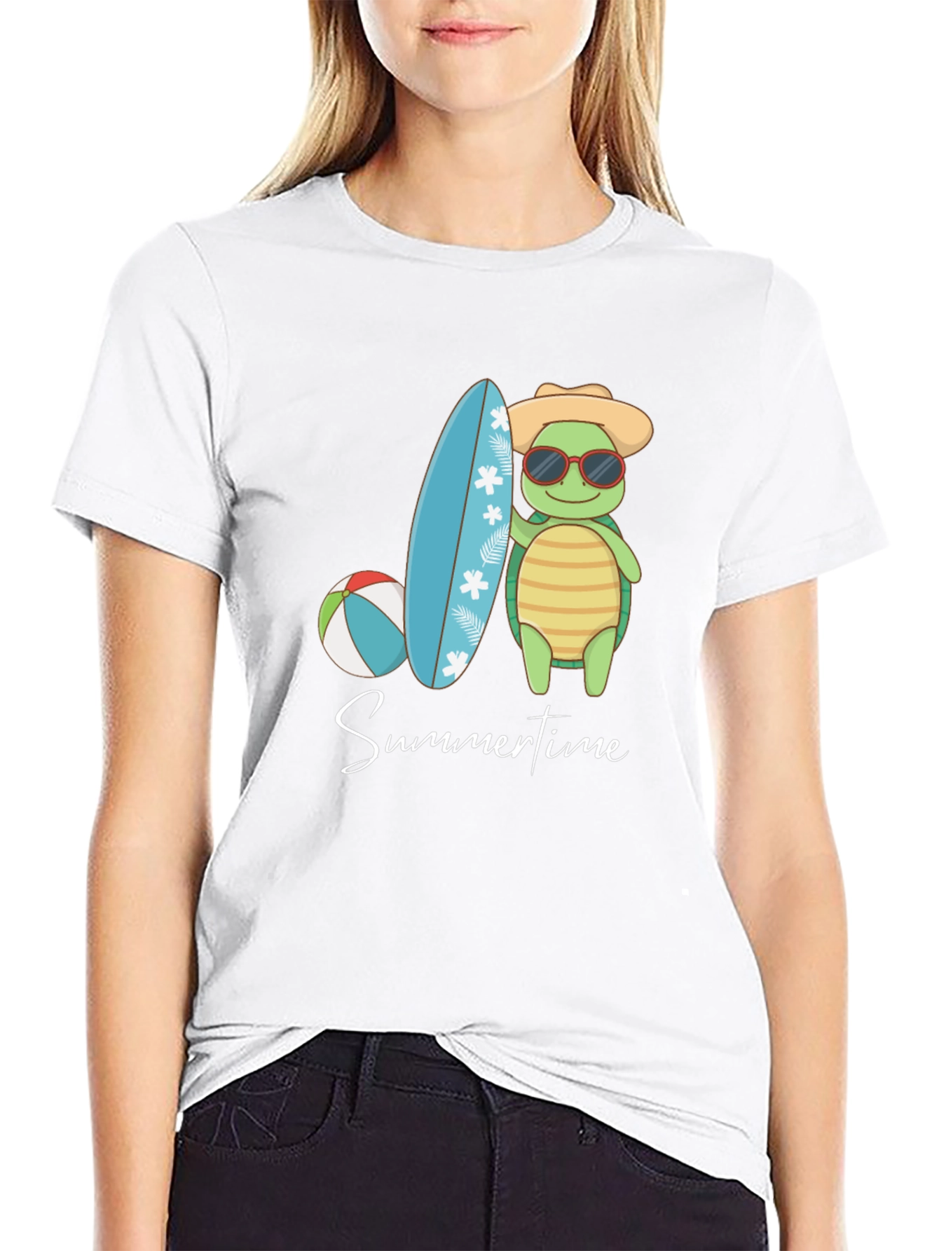 Summer Turtle Graphic Tee