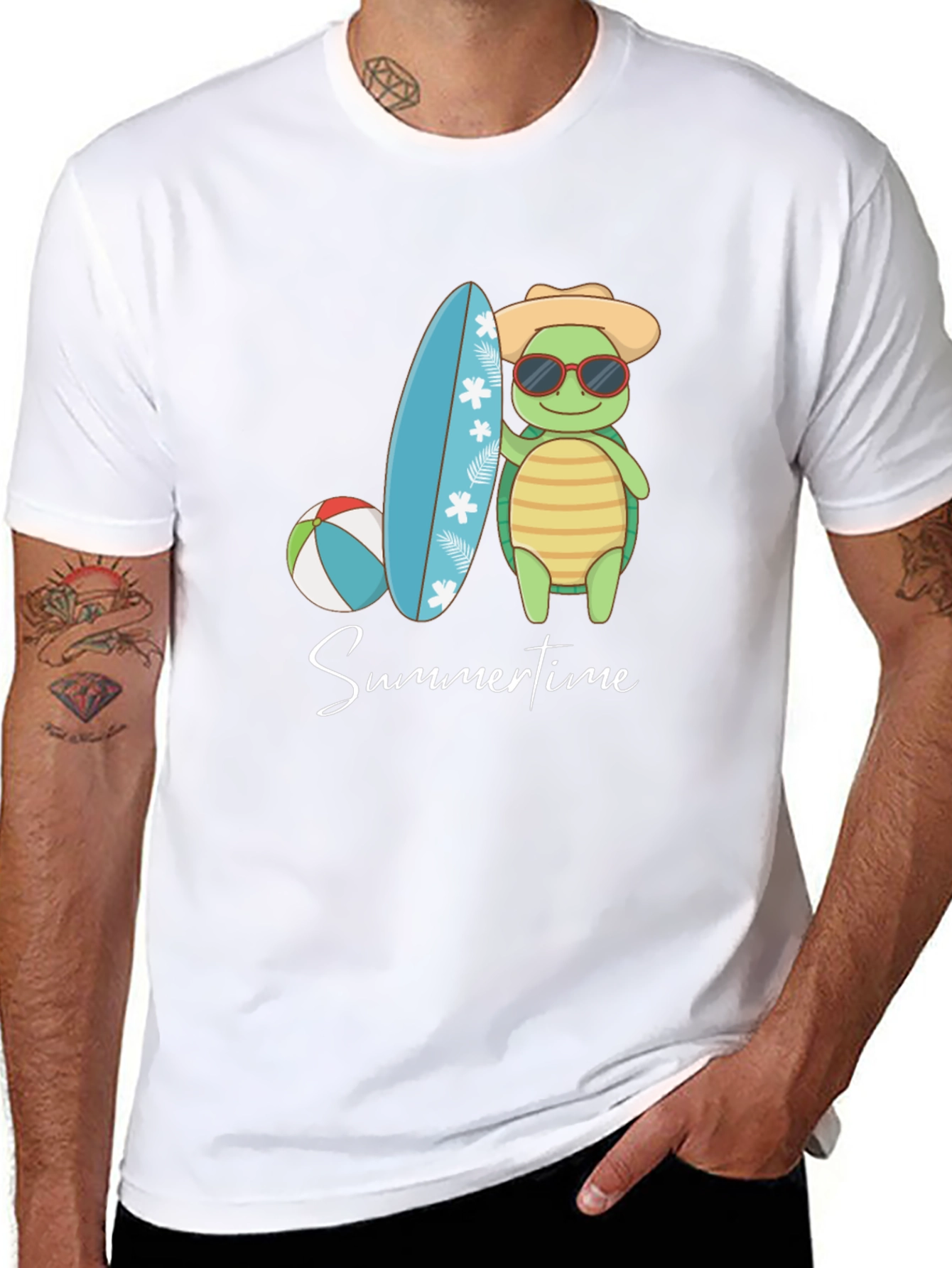 Summer Turtle Graphic Tee