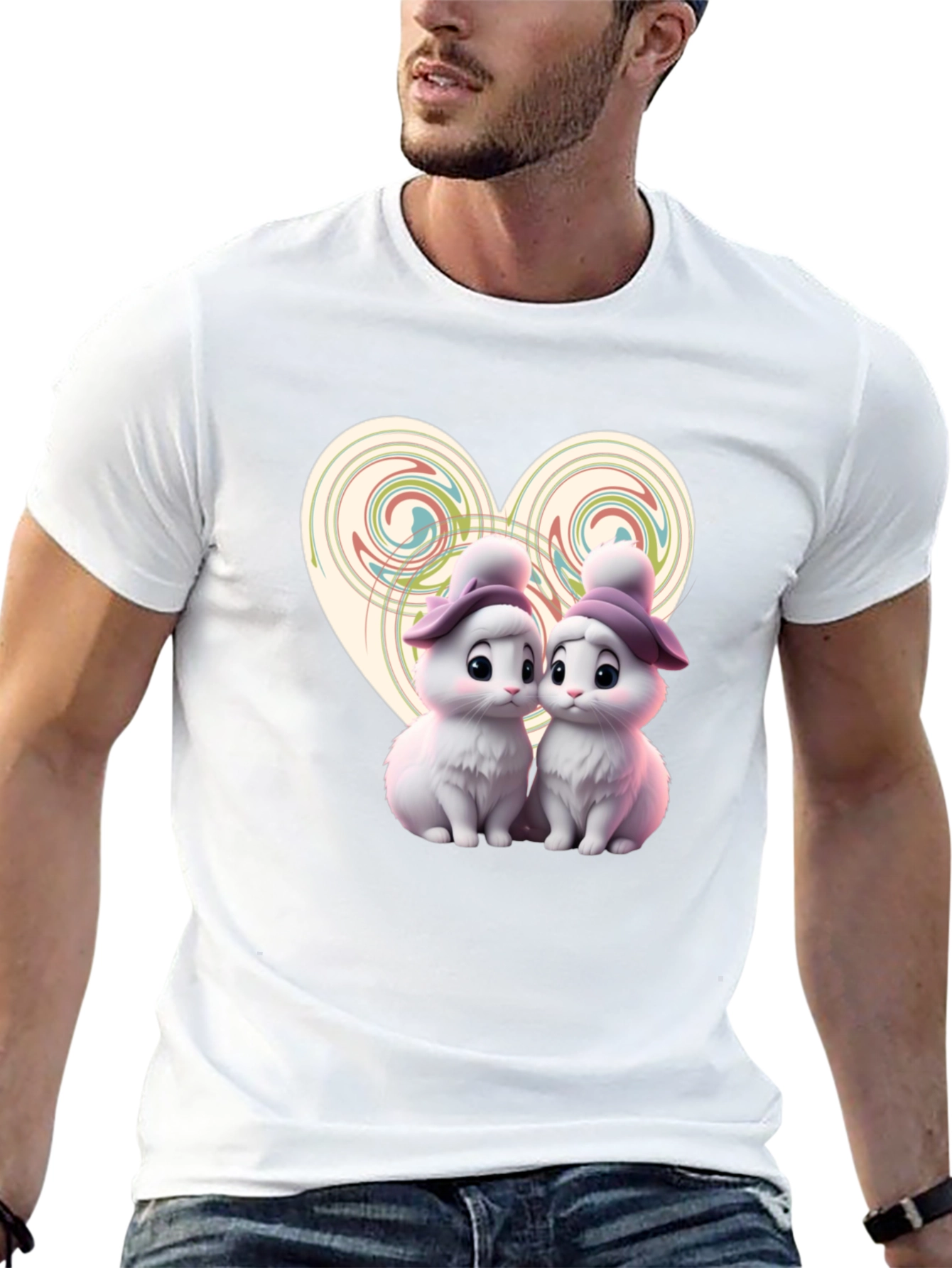 Cute Bunny Love T-Shirt
