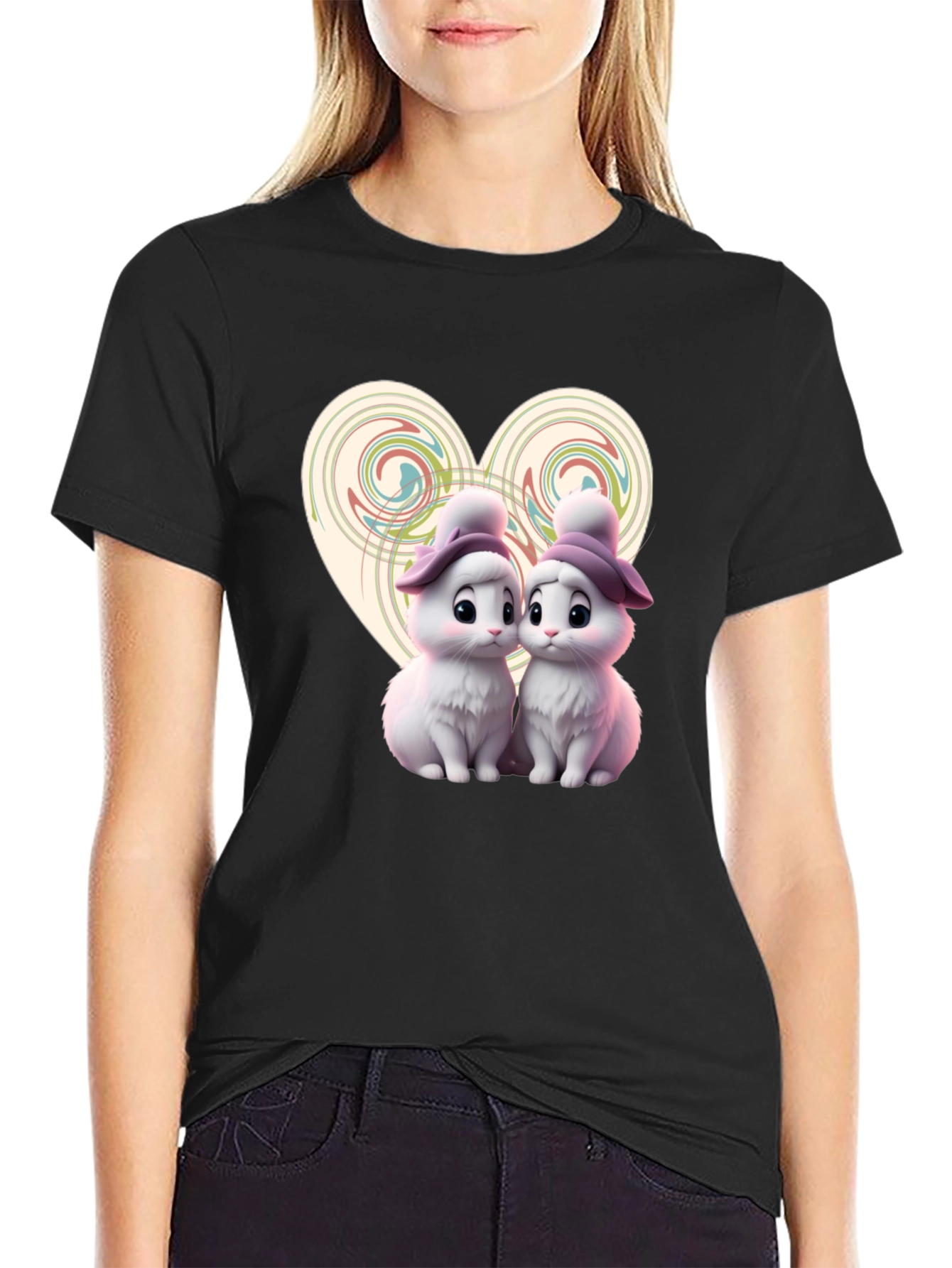 Cute Bunny Love T-Shirt