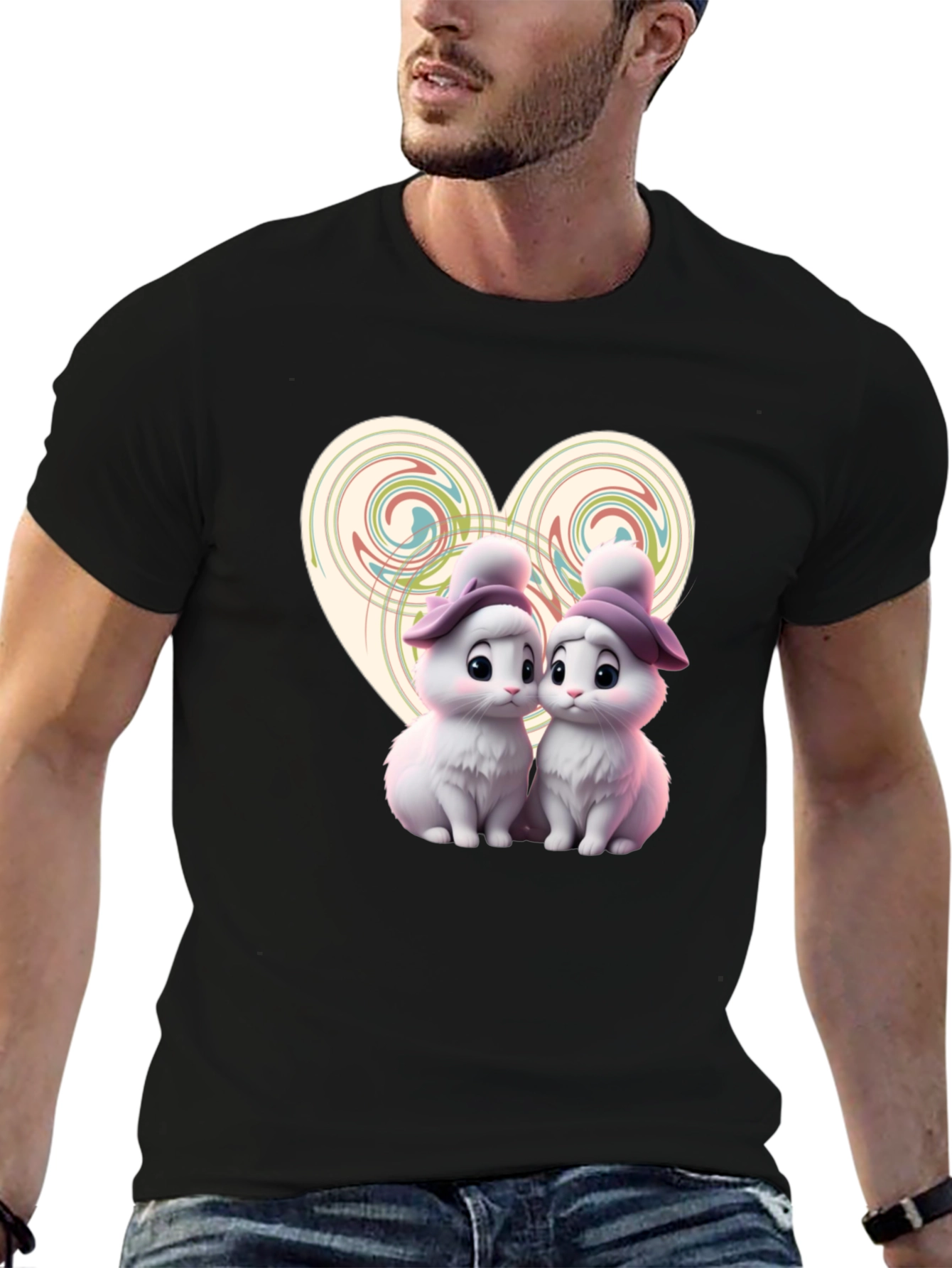 Cute Bunny Love T-Shirt