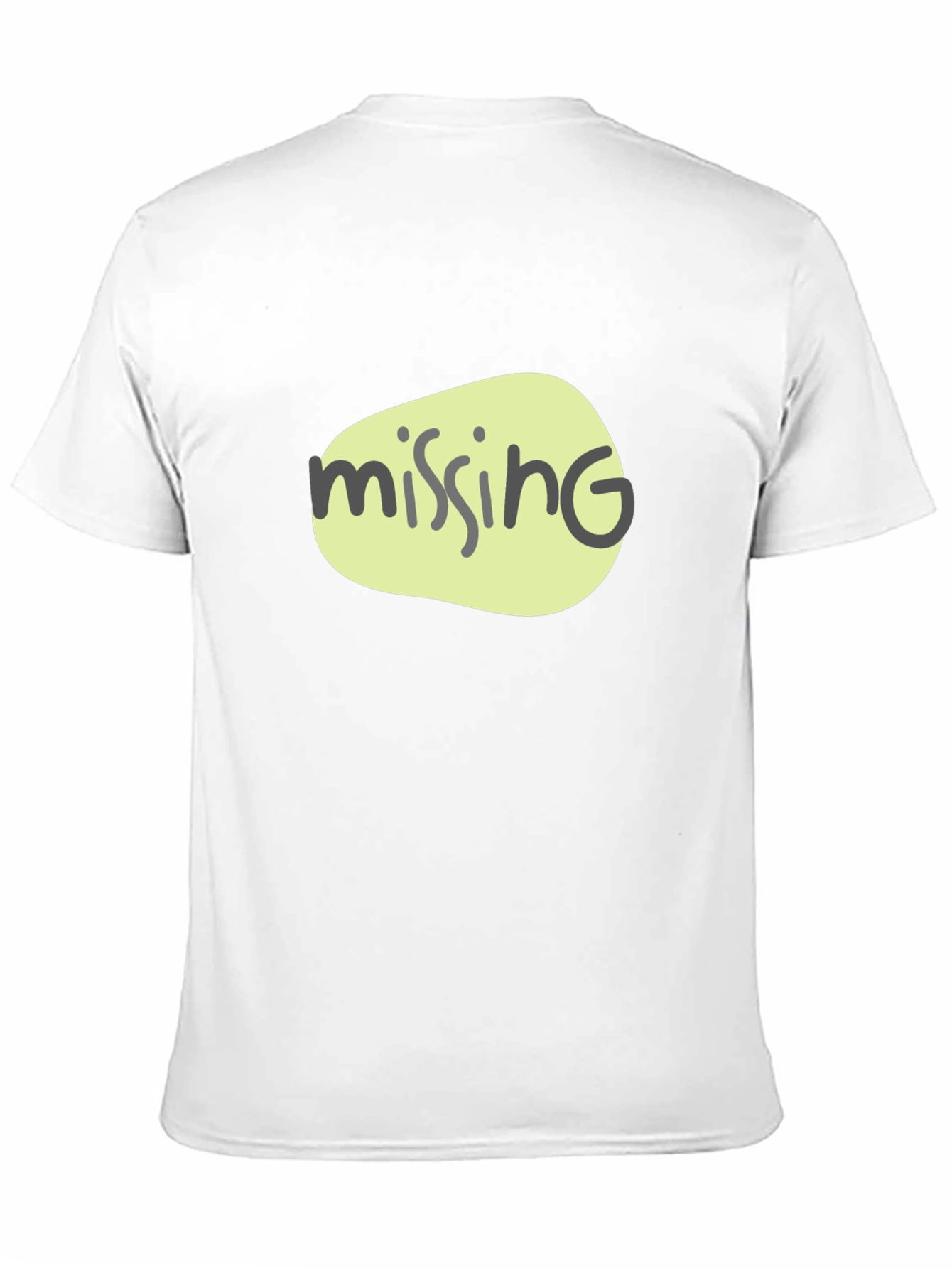 Missing Piece Graphic T-Shirt - Black Cotton Tee