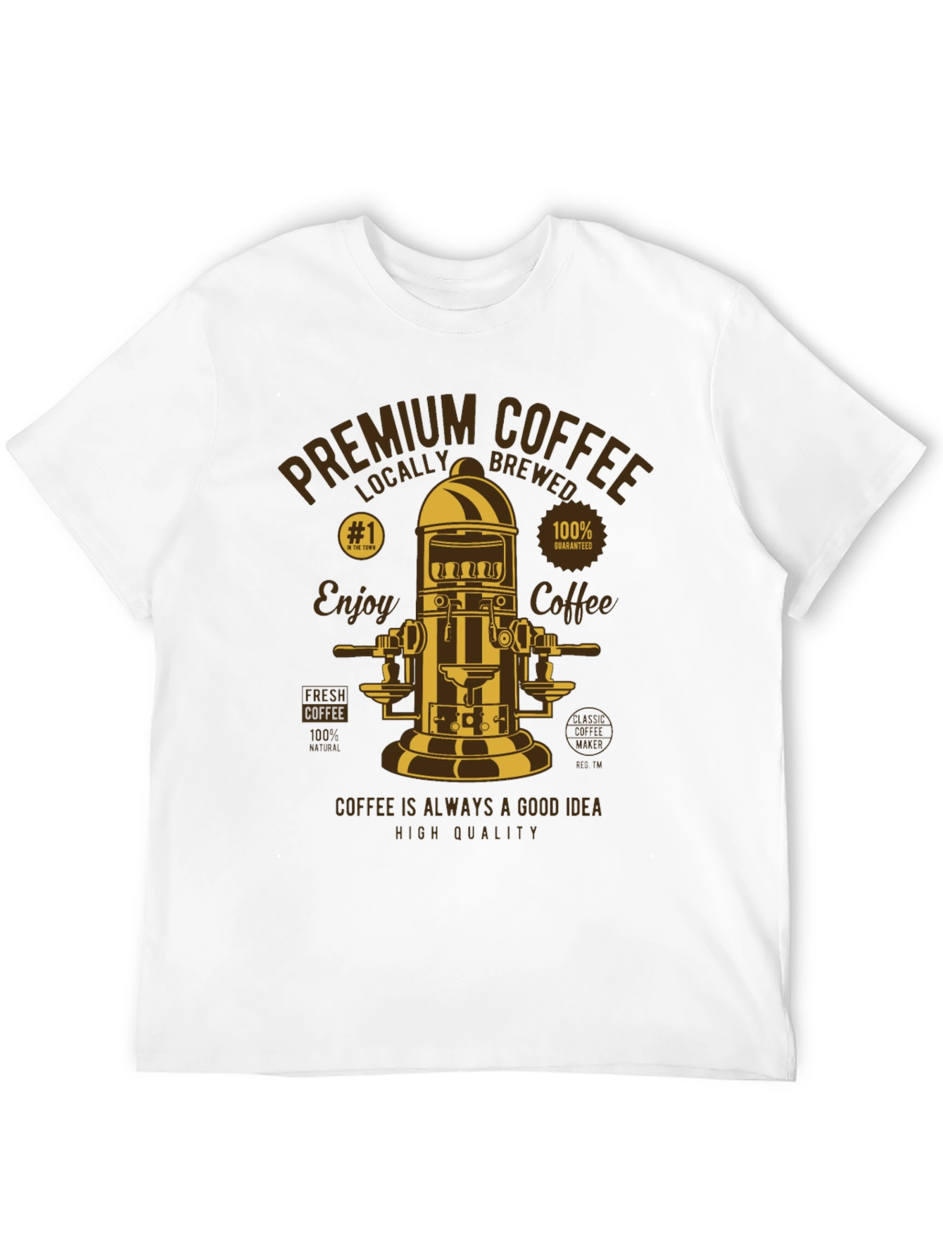Premium Coffee T-Shirt - Enjoy Coffee High Quality