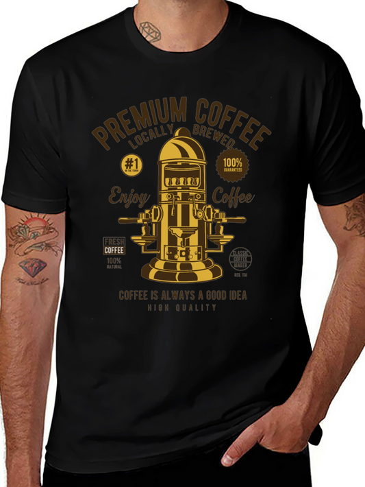 Premium Coffee T-Shirt - Enjoy Coffee High Quality