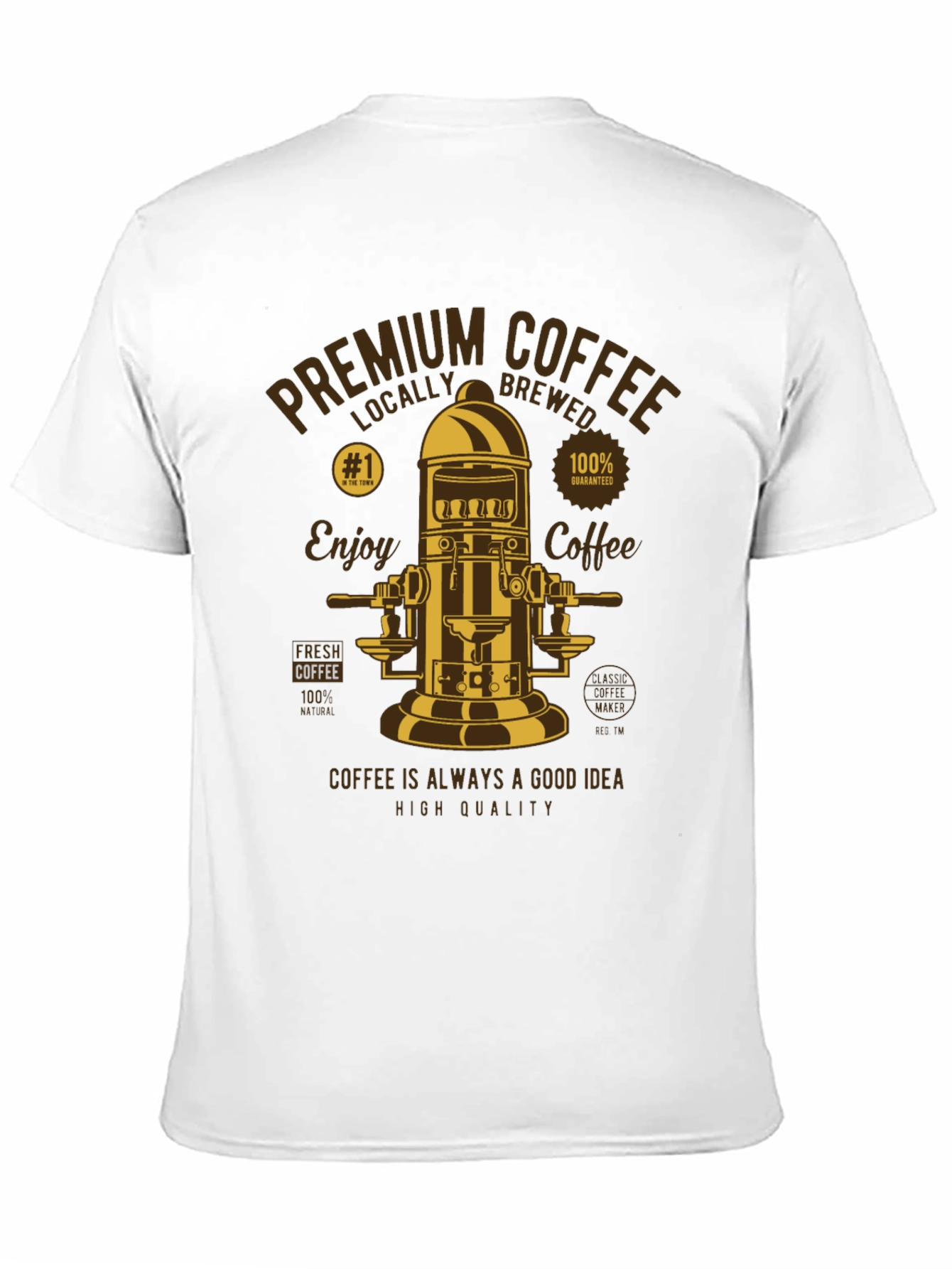 Premium Coffee T-Shirt - Enjoy Coffee High Quality