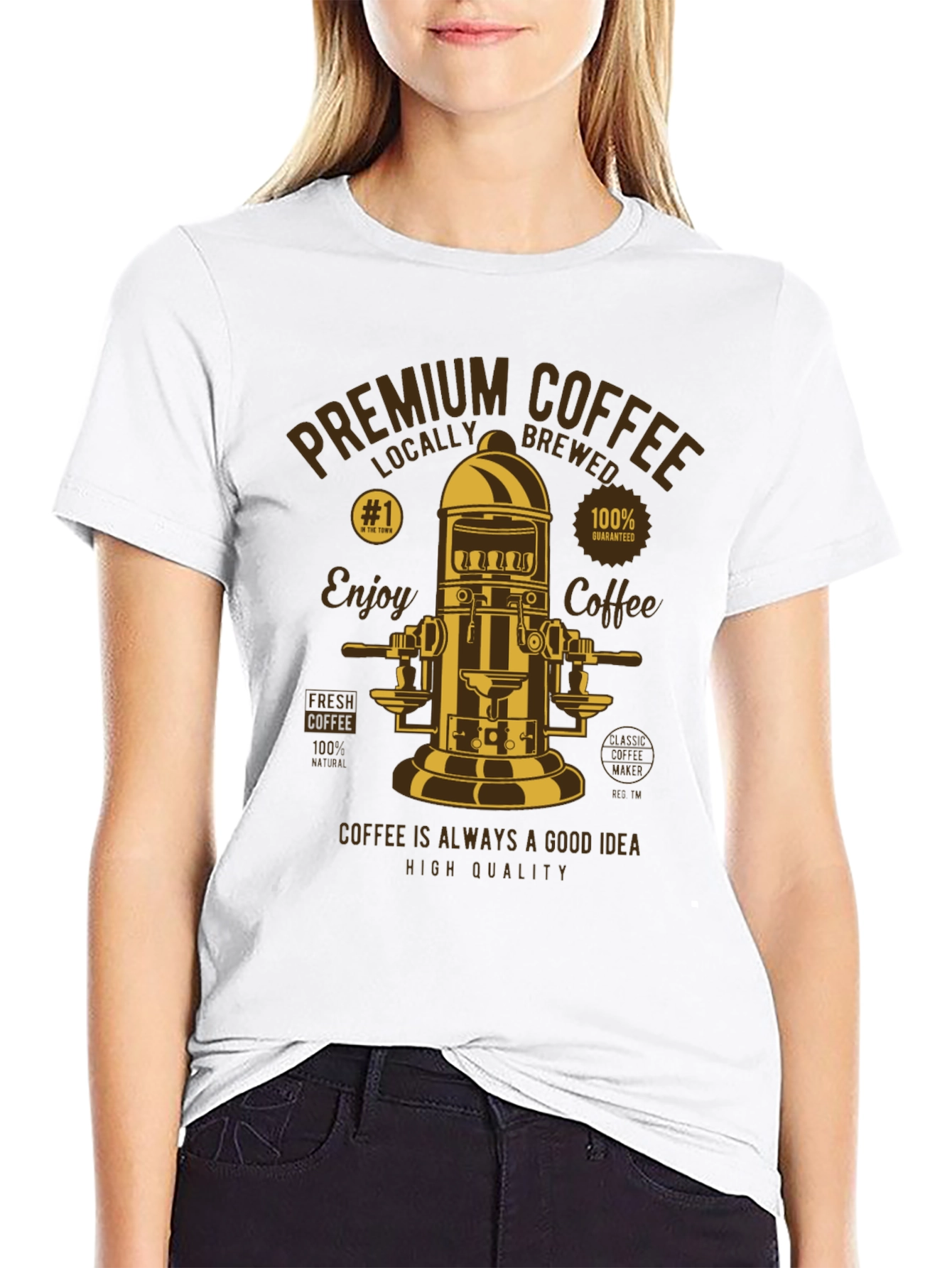Premium Coffee T-Shirt - Enjoy Coffee High Quality