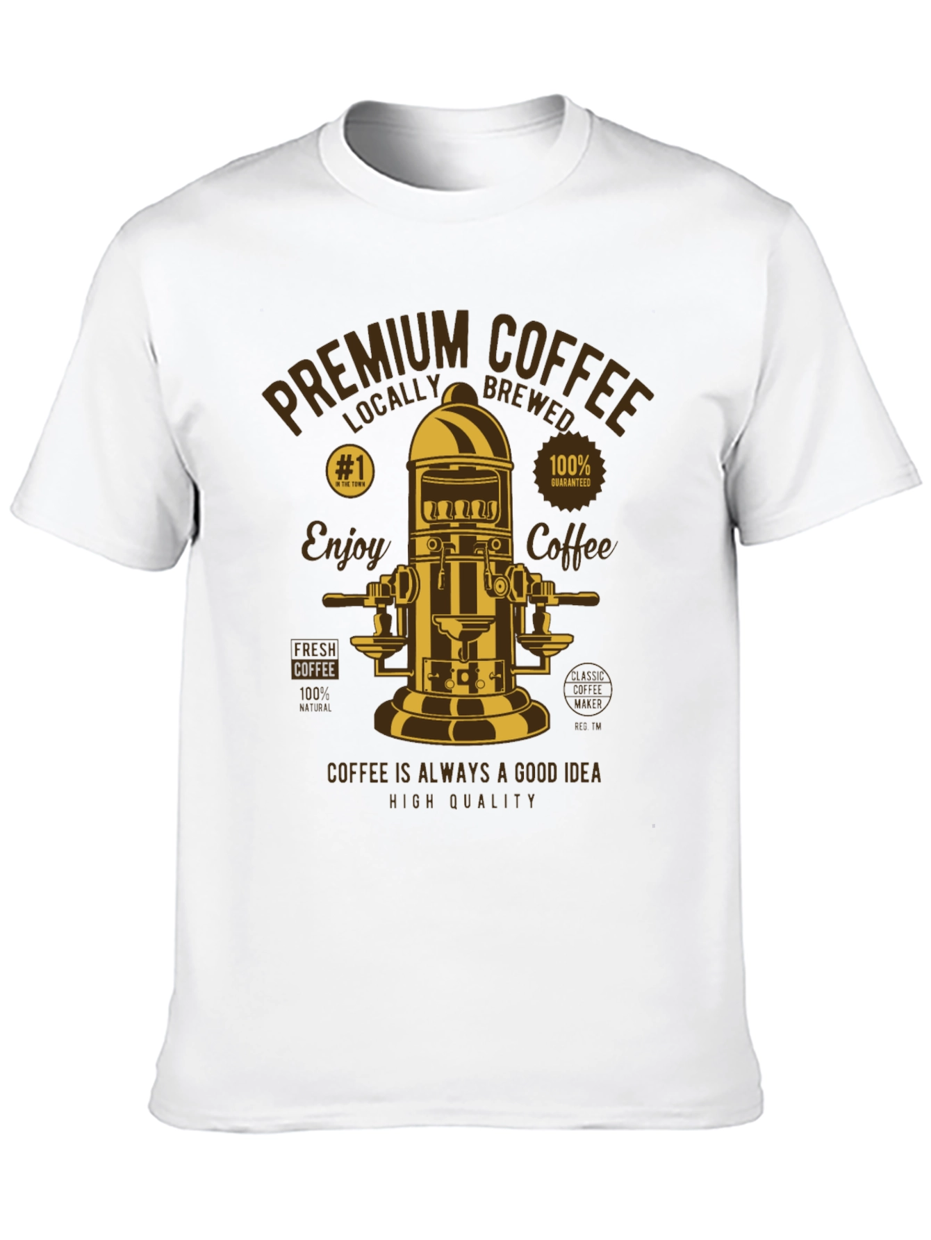 Premium Coffee T-Shirt - Enjoy Coffee High Quality