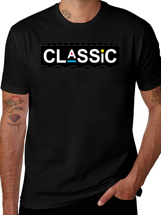 Classic Black Graphic Tee - Modern Style