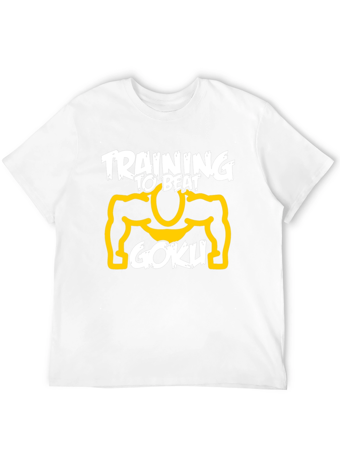 Training to Beat Goku Black T-Shirt