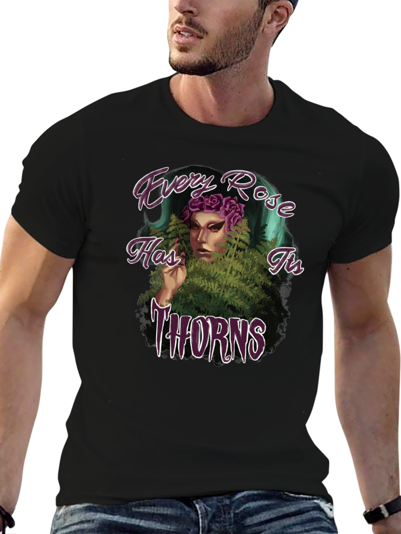Every Rose Has Its Thorns Graphic T-Shirt