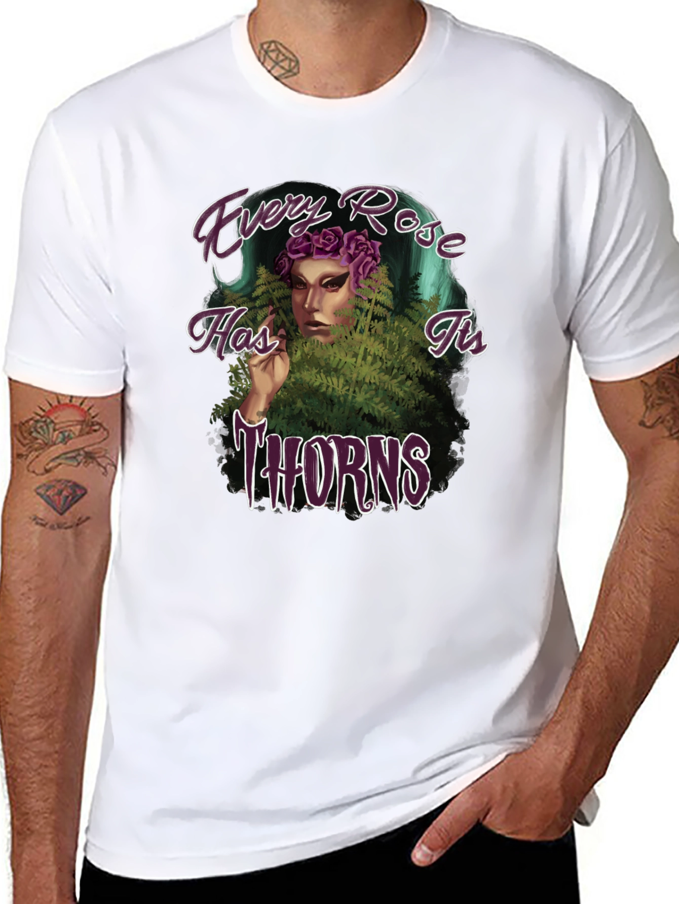 Every Rose Has Its Thorns Graphic T-Shirt
