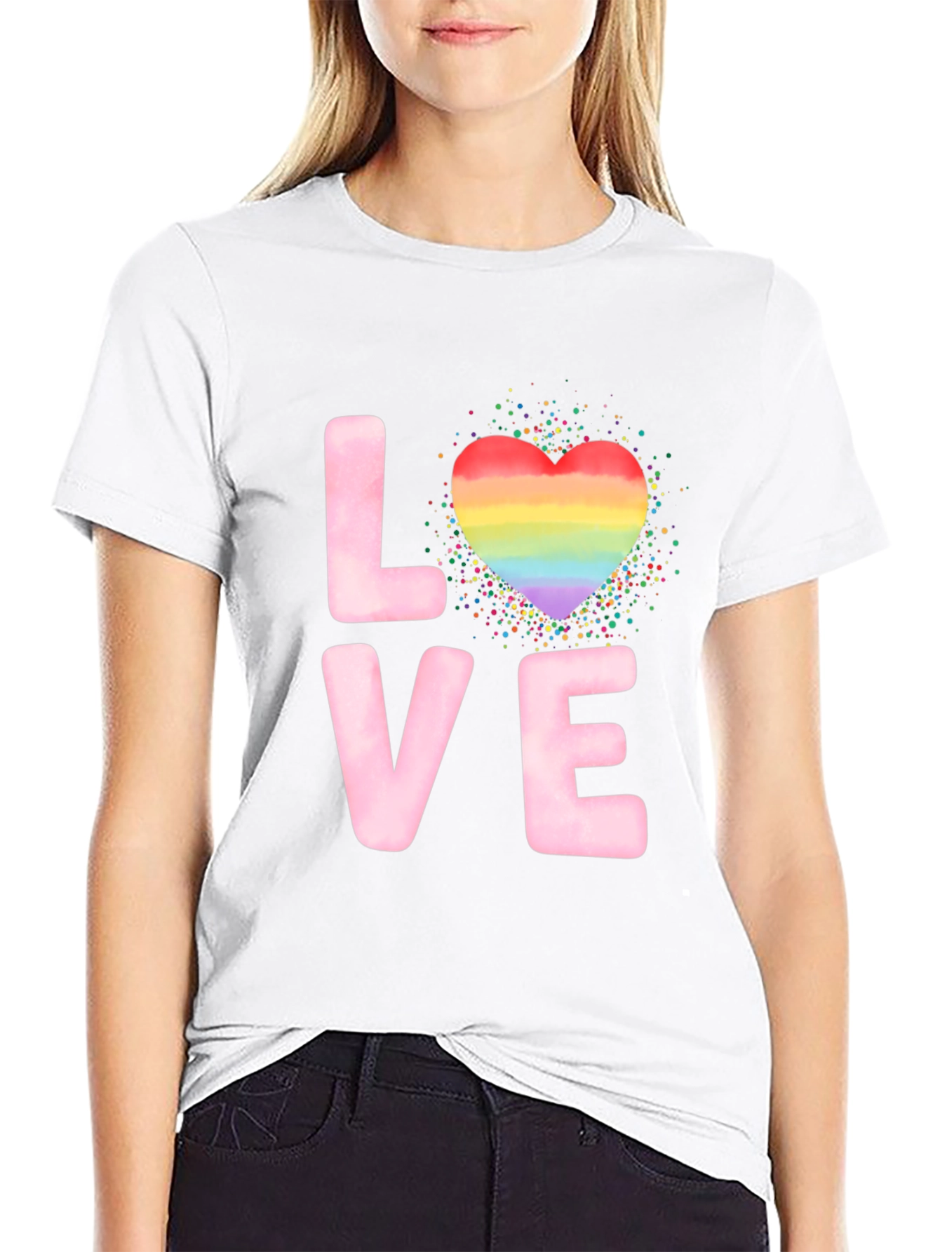 Love Heart LGBTQ+ Pride T-Shirt