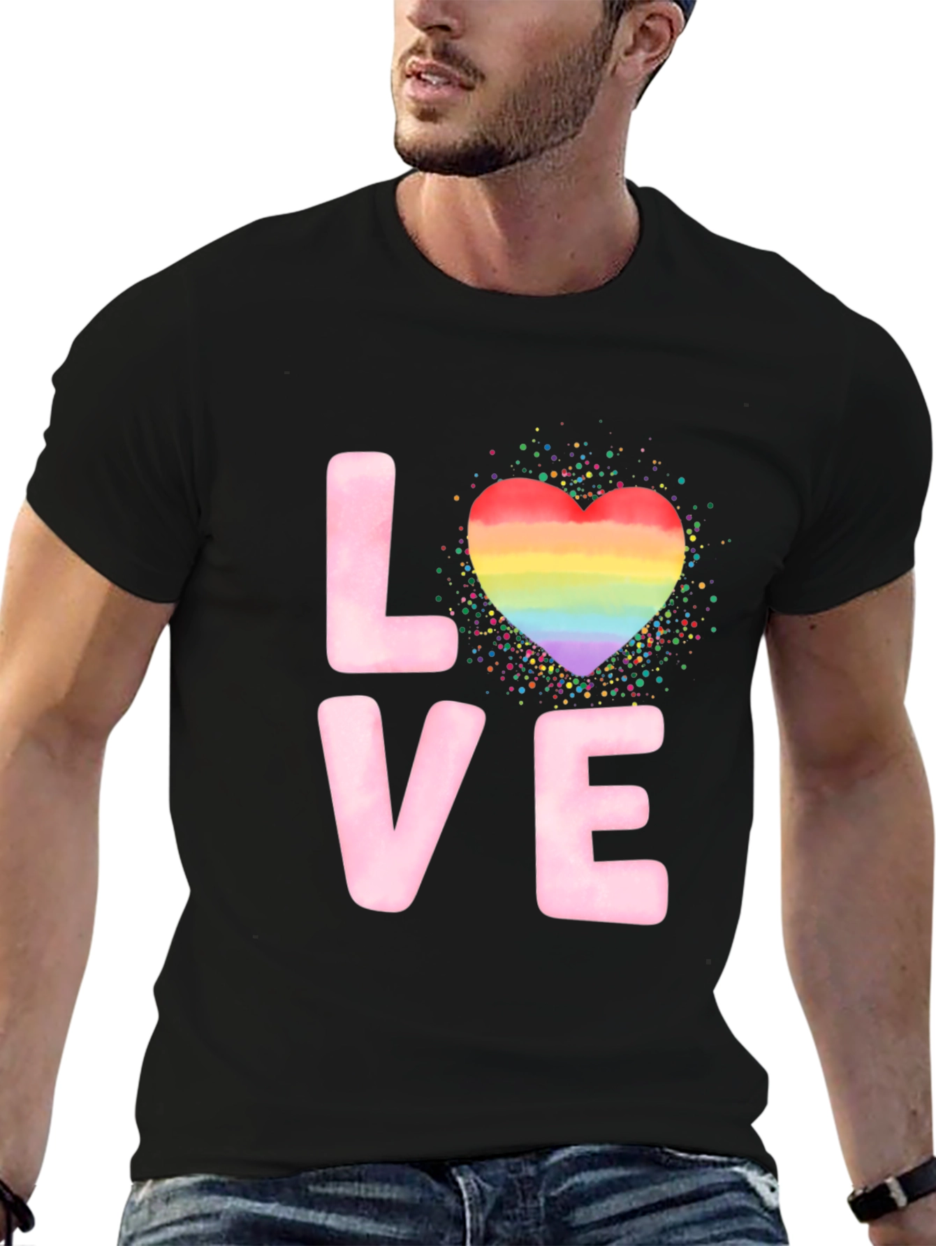 Love Heart LGBTQ+ Pride T-Shirt