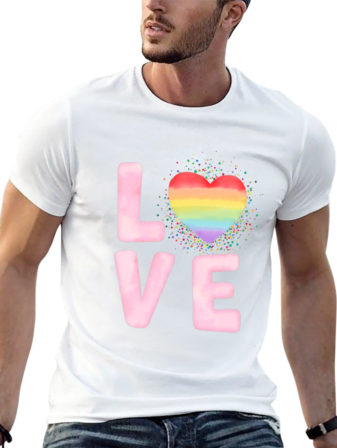 Love Heart LGBTQ+ Pride T-Shirt