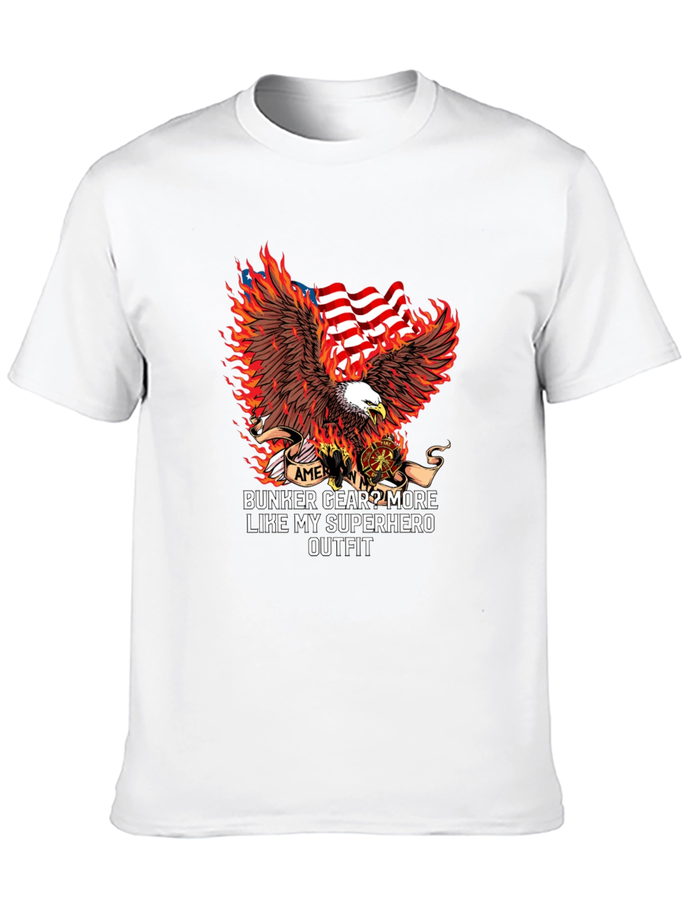 Firefighter Superhero Outfit T-Shirt