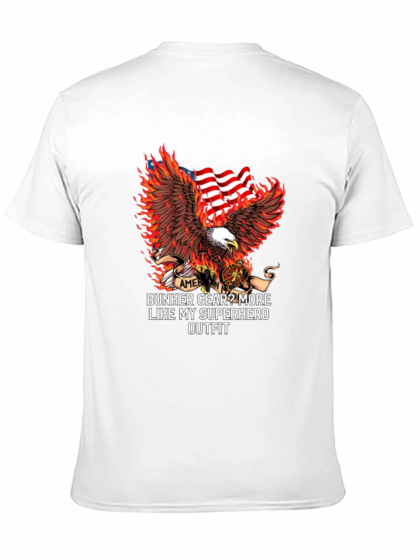 Firefighter Superhero Outfit T-Shirt