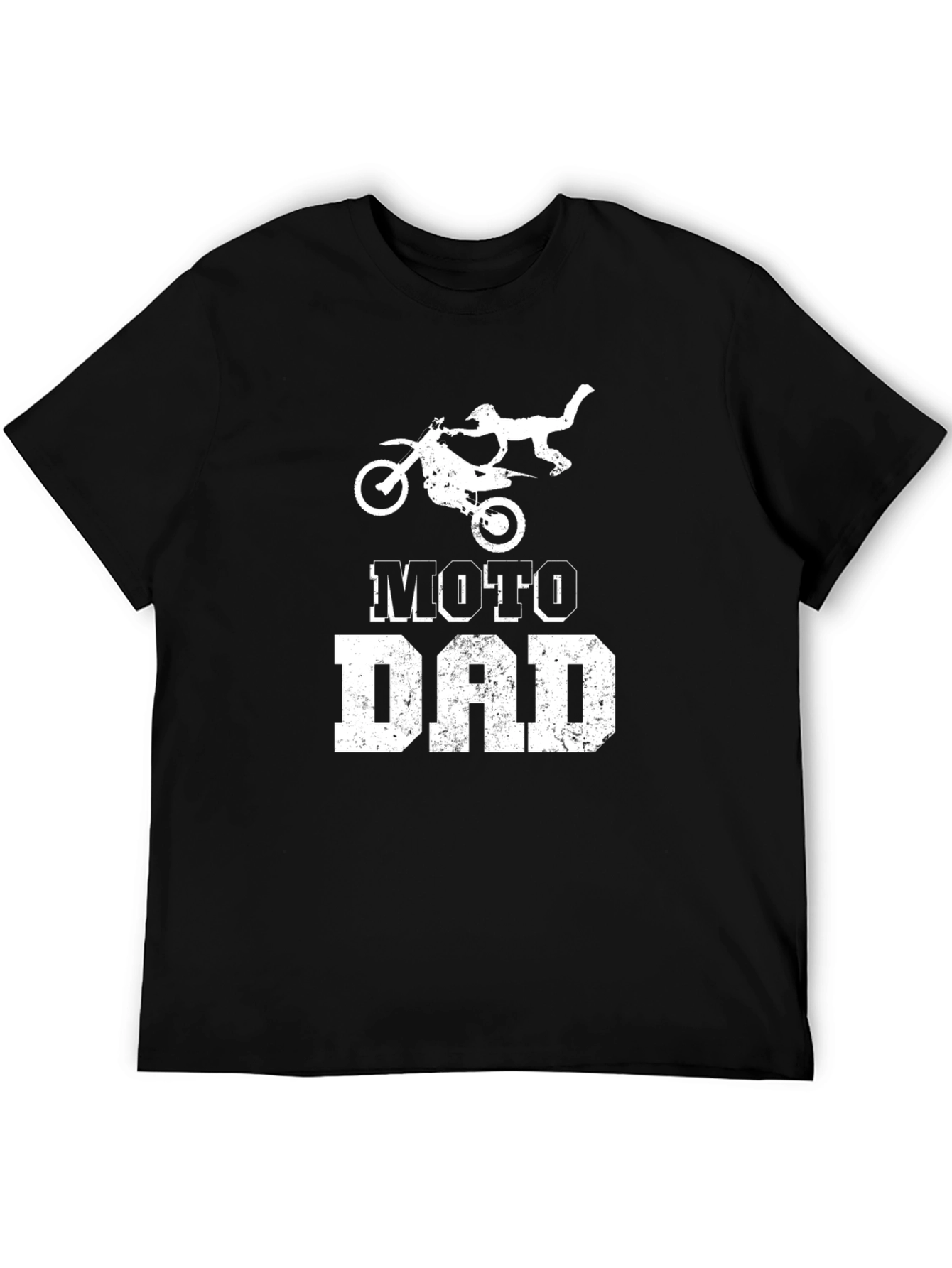 Moto Dad T-Shirt - Black