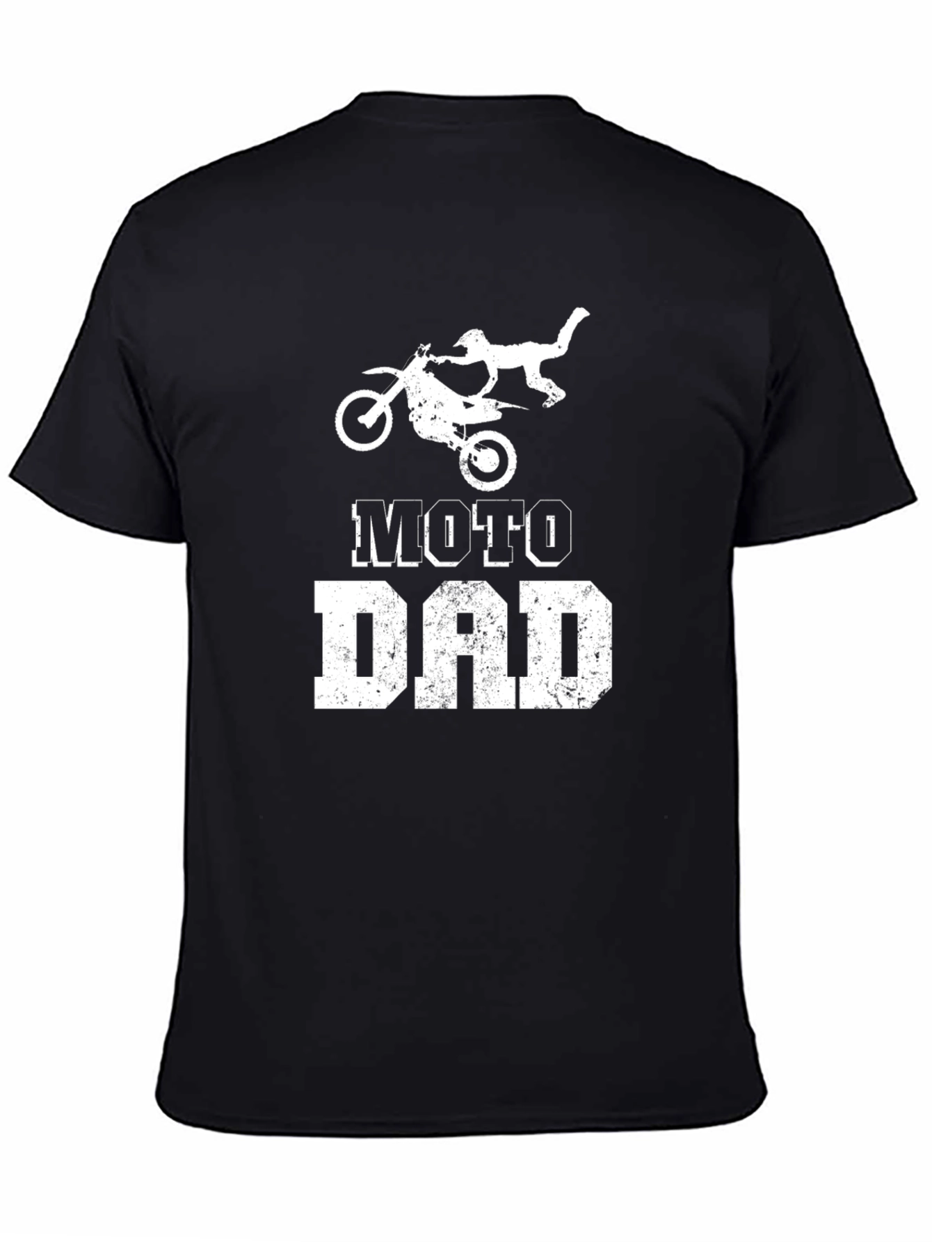 Moto Dad T-Shirt - Black