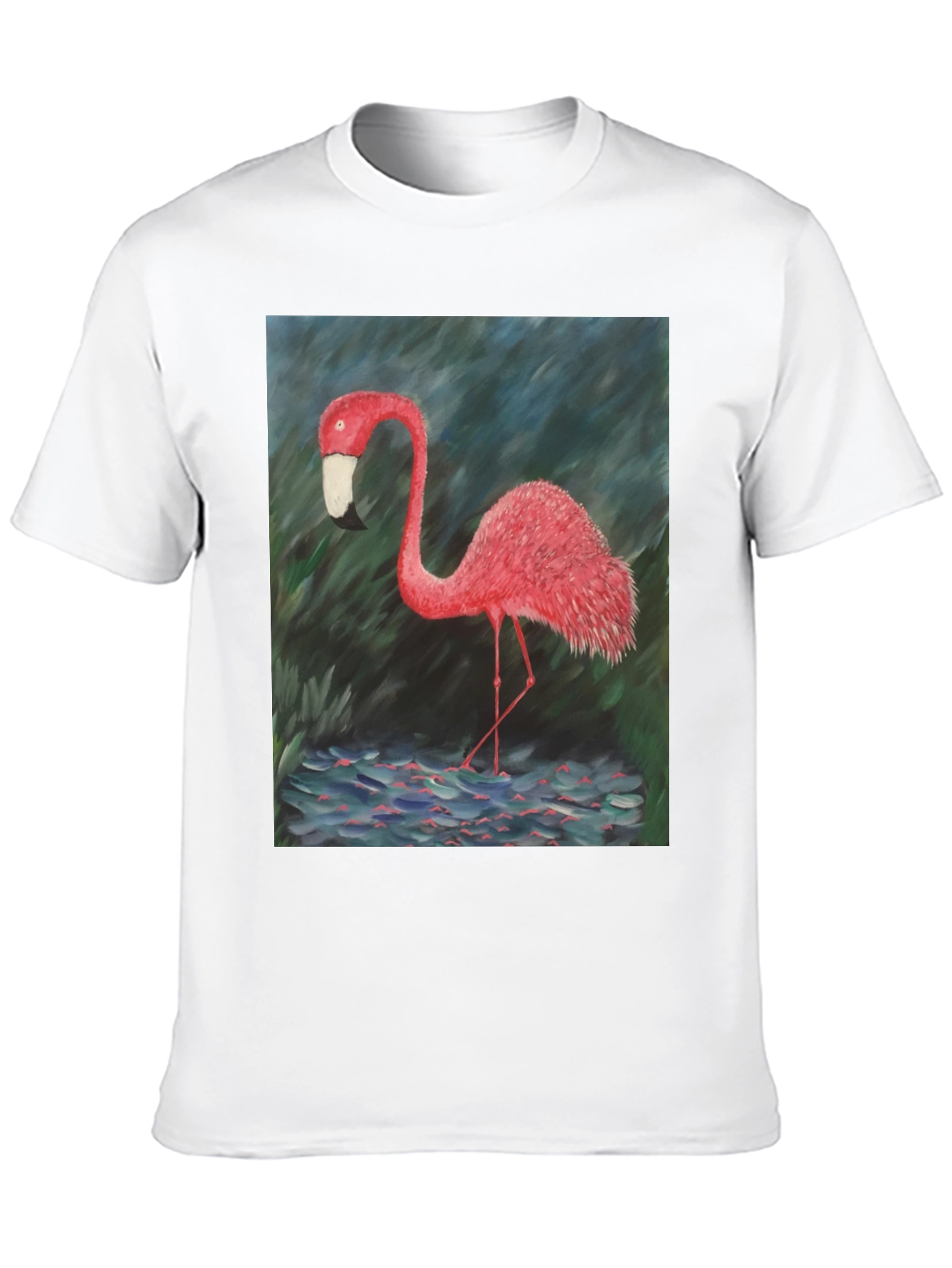 Flamingo Graphic Tee - Bold Tropical Style