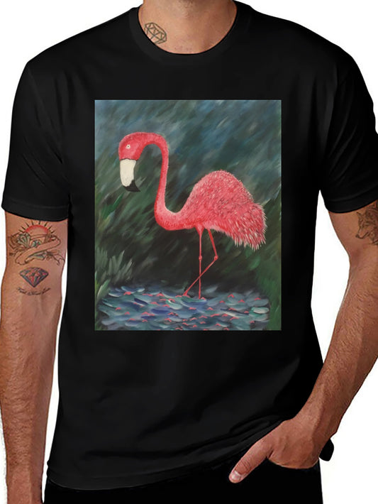 Flamingo Graphic Tee - Bold Tropical Style
